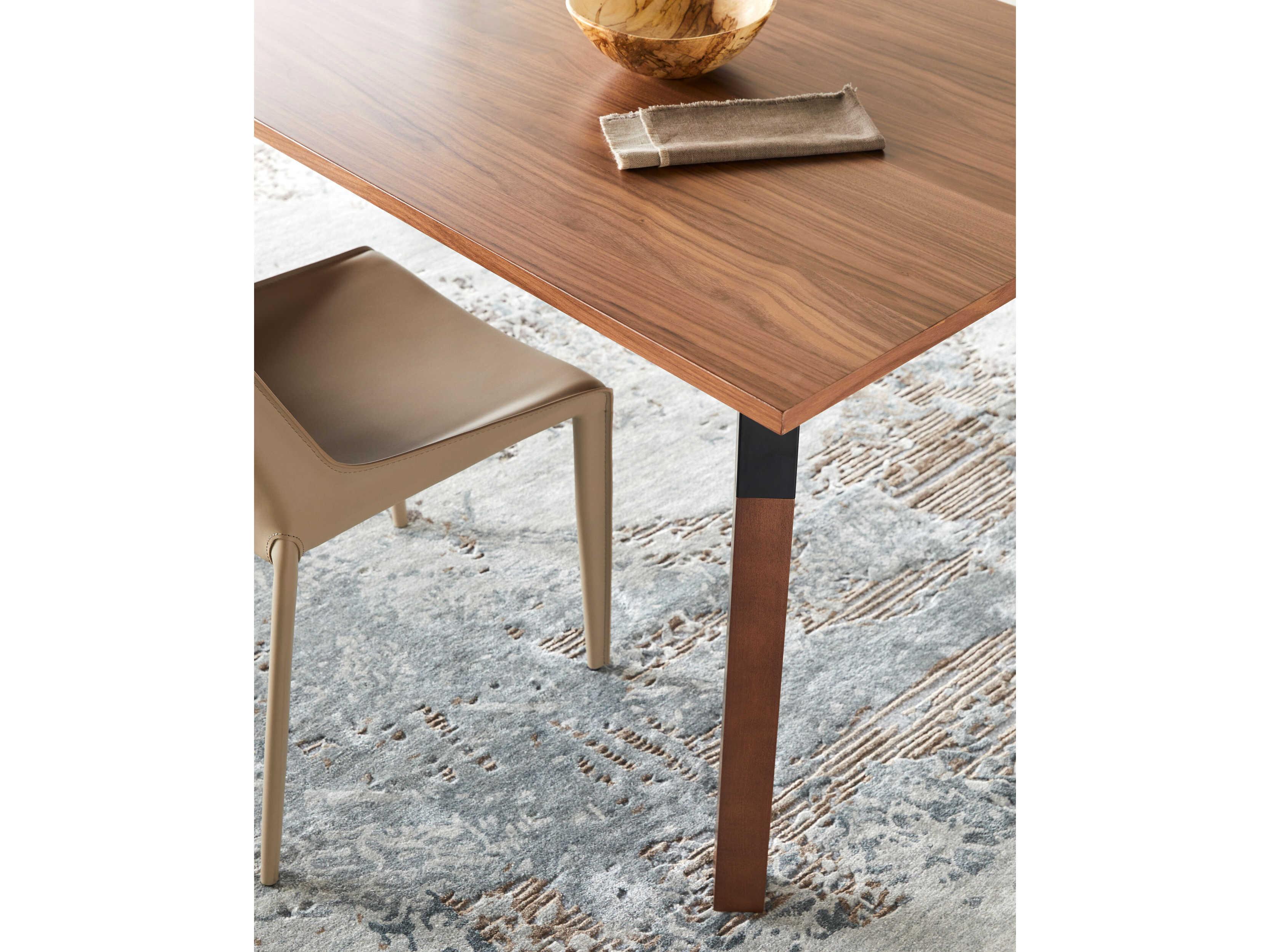 Surya Billings Rectangular Wood Dark Brown Dining Table