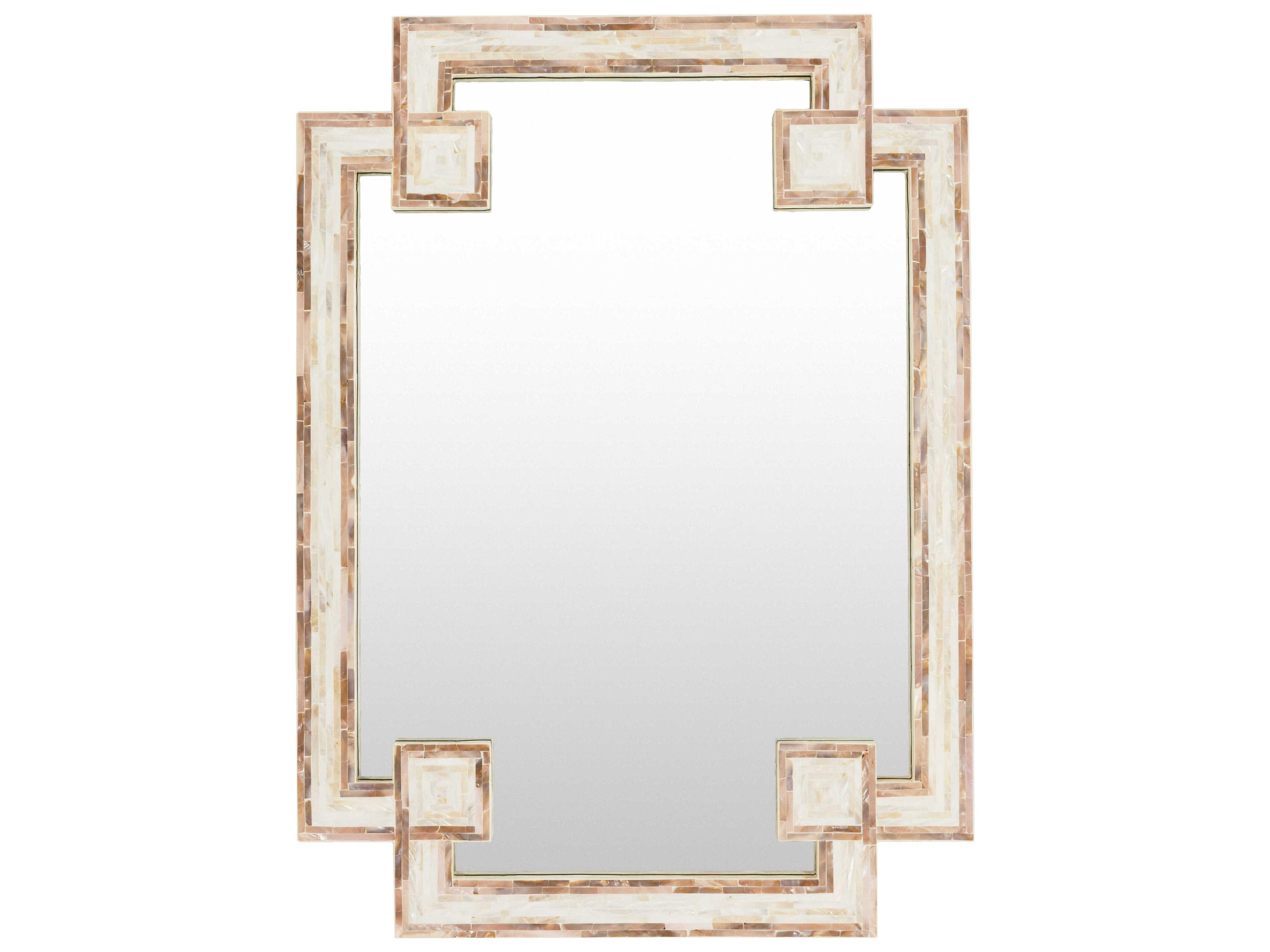 Surya Banks Ivory Wall Mirror