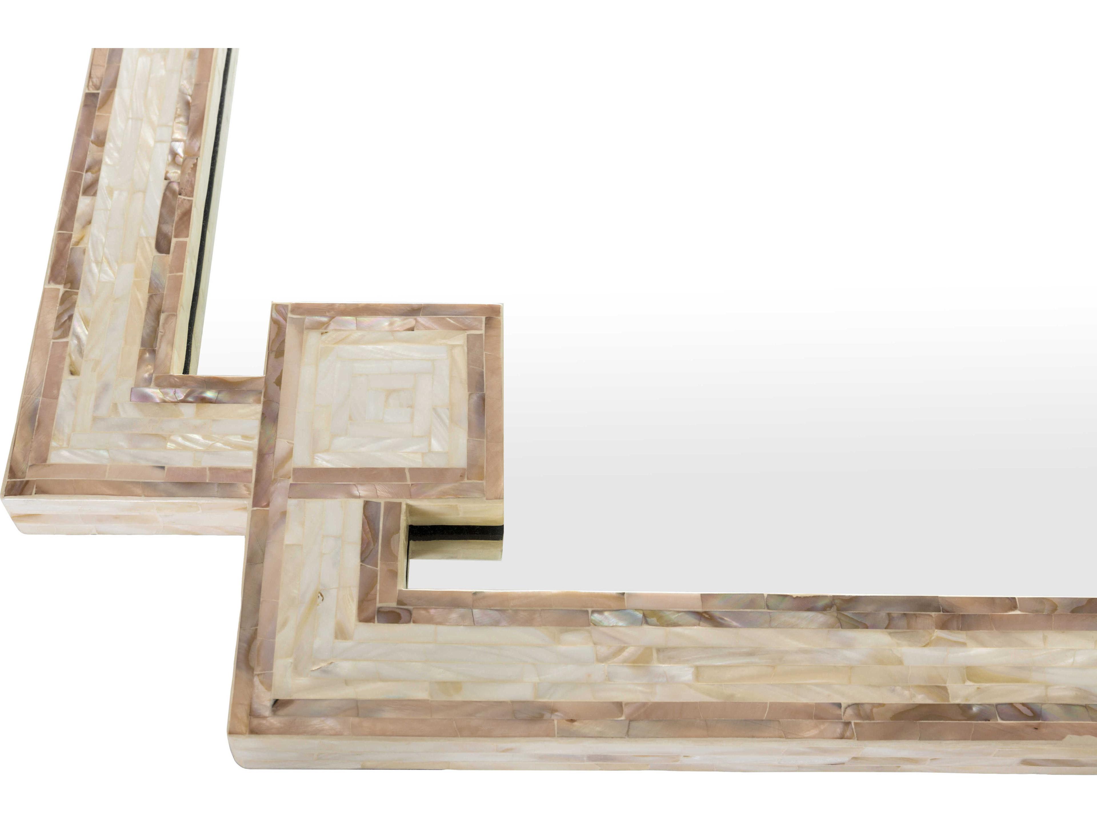 Surya Banks Ivory Wall Mirror