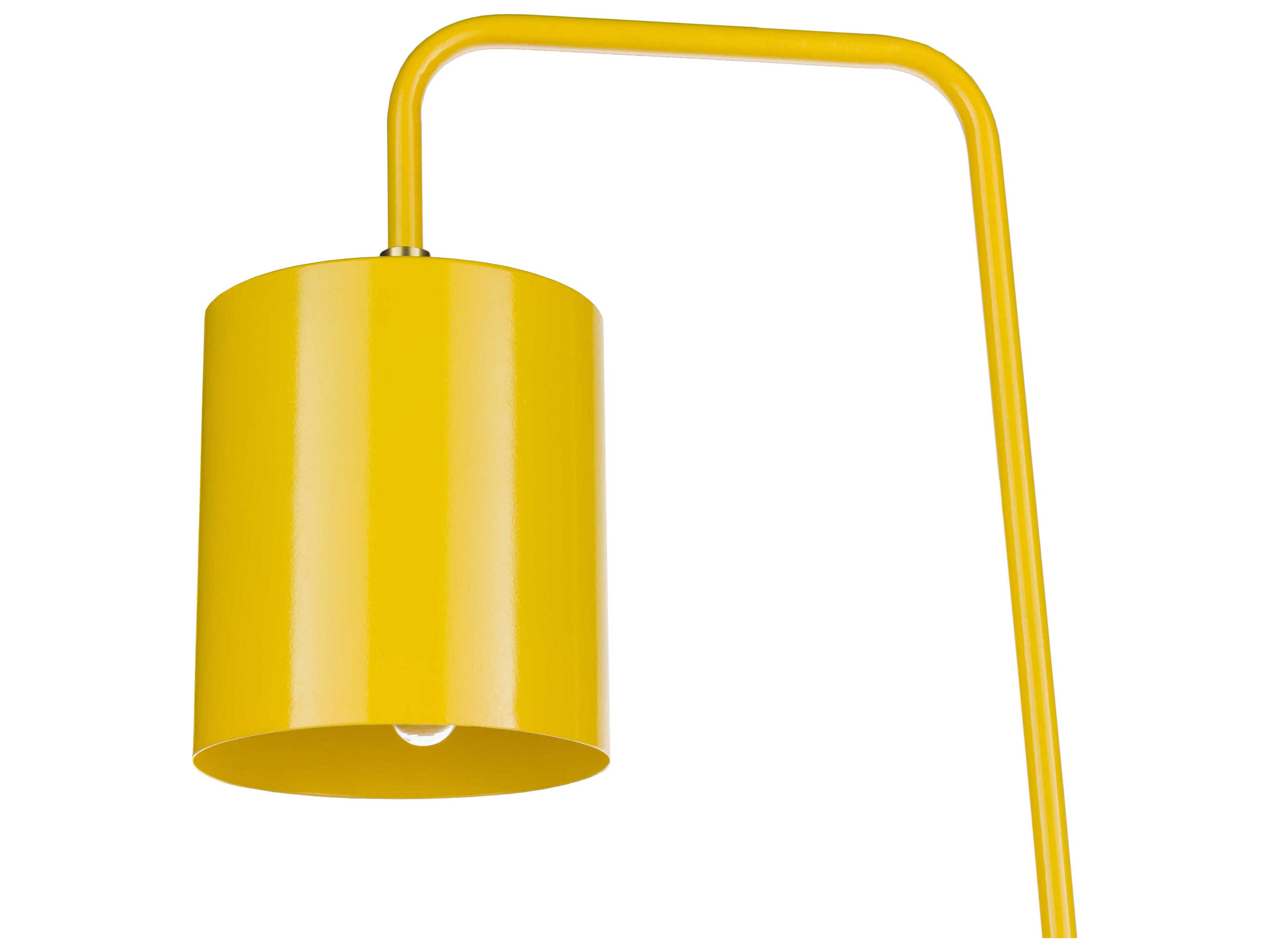 Surya Boomer Metallic Brass Yellow Metal Desk Lamp