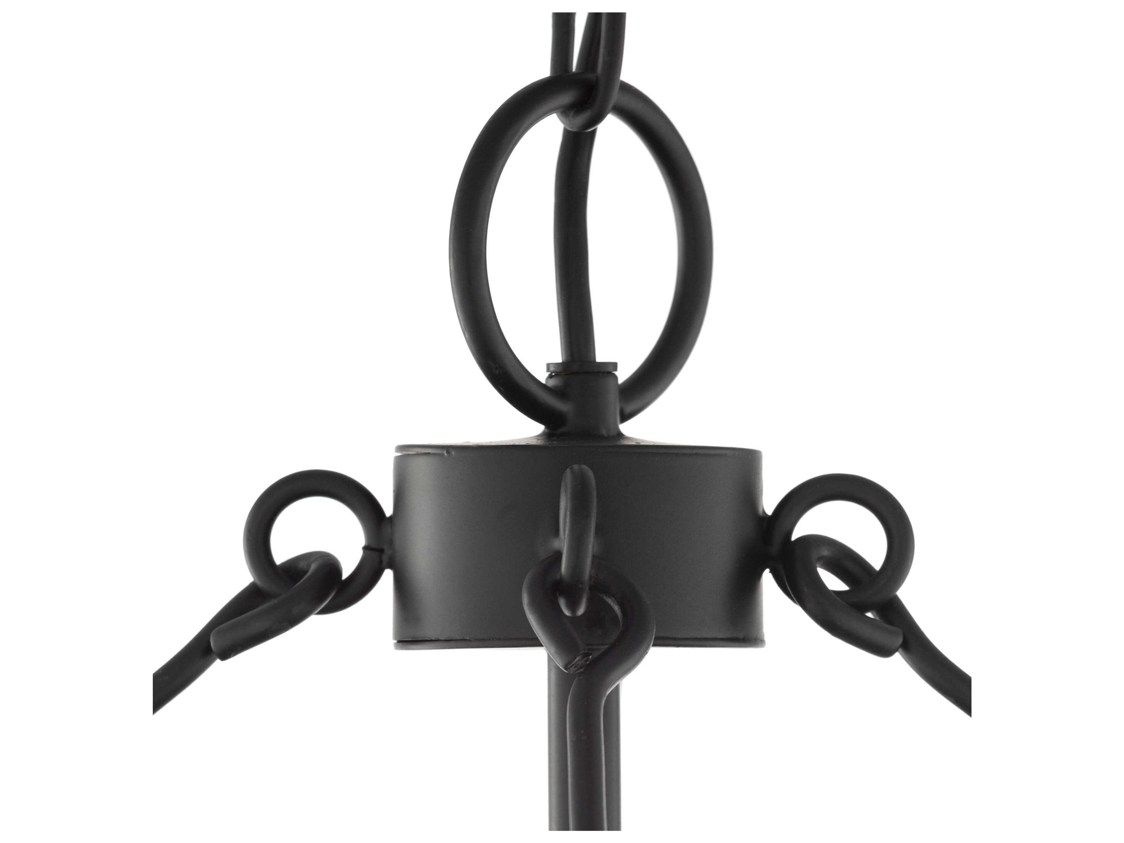 Surya Brynlee 4-Light Black Silver Pendant