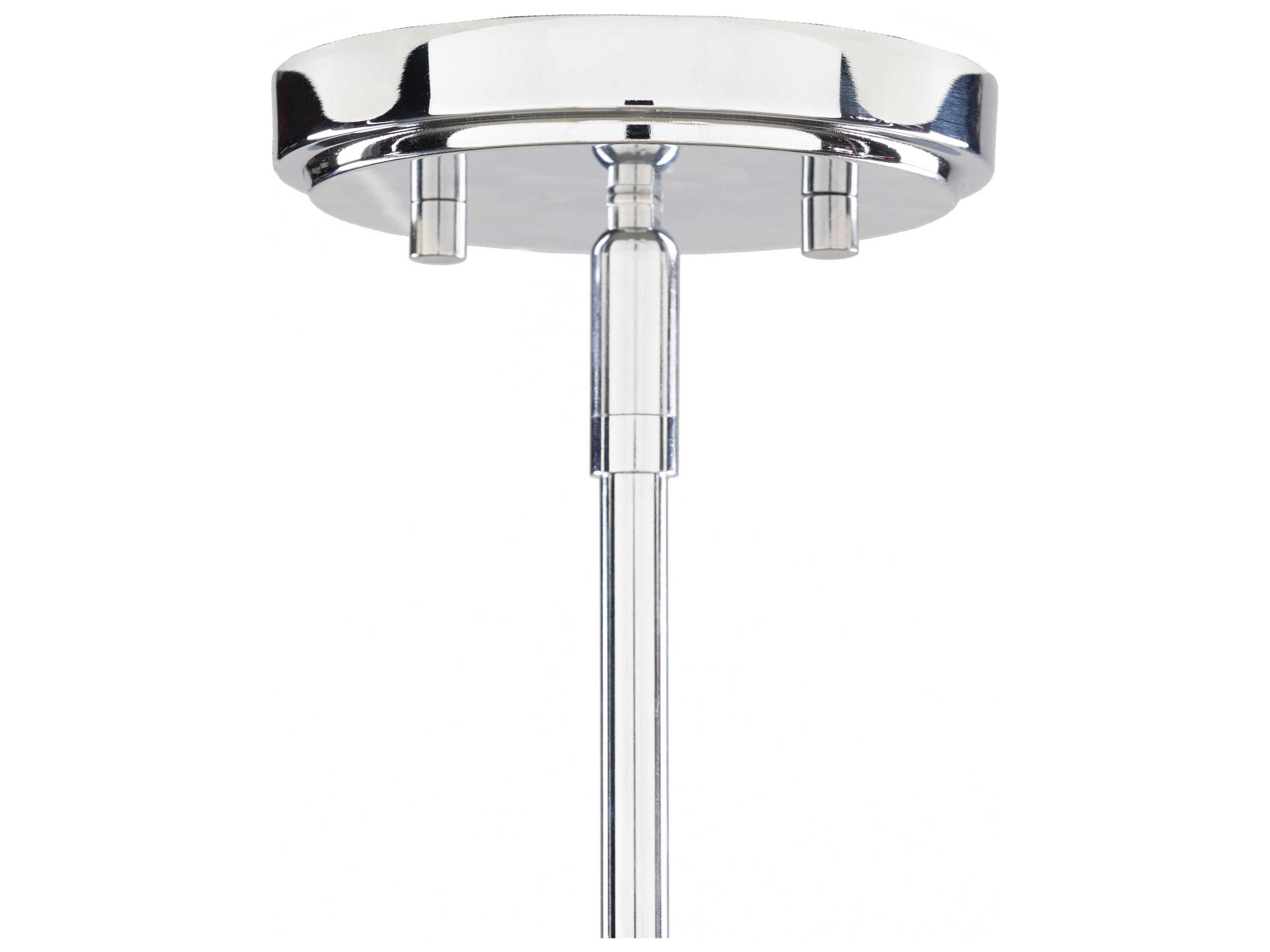 Surya Barney 1-Light Metallic Nickel Cylinder Mini Pendant