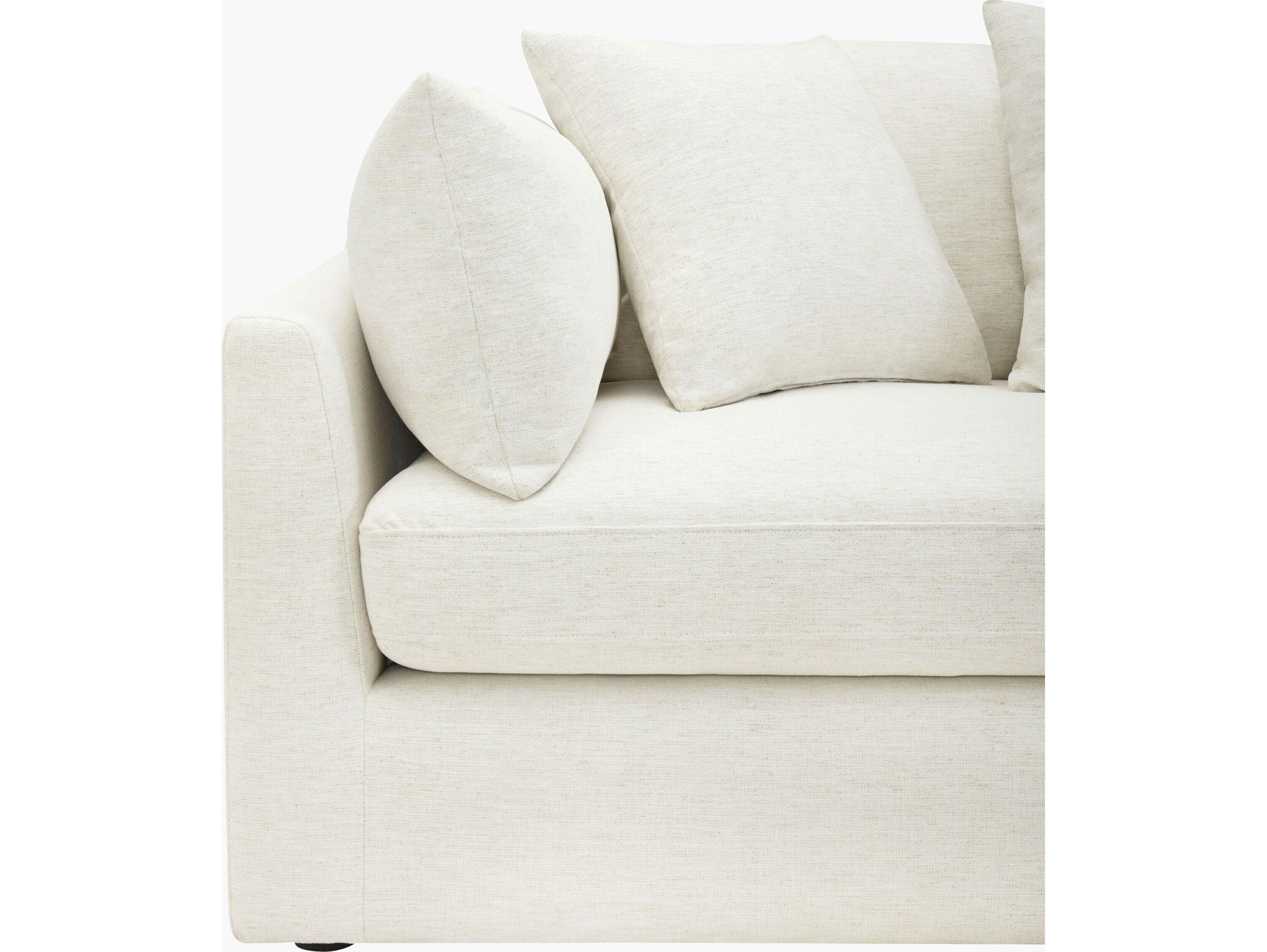 Surya Becki Owens Capitola Black White Upholstered Sofa