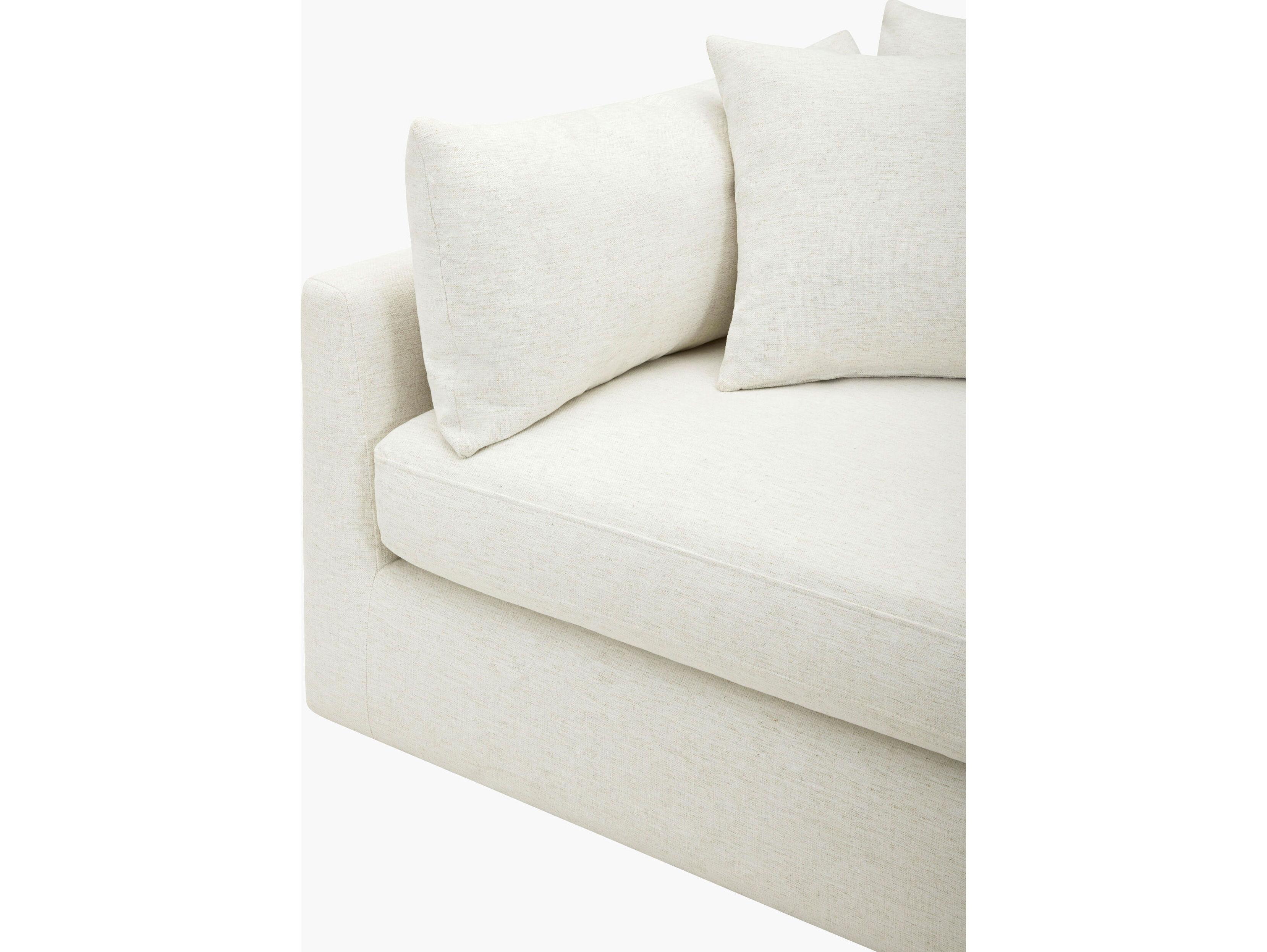 Surya Becki Owens Capitola Black White Upholstered Sofa