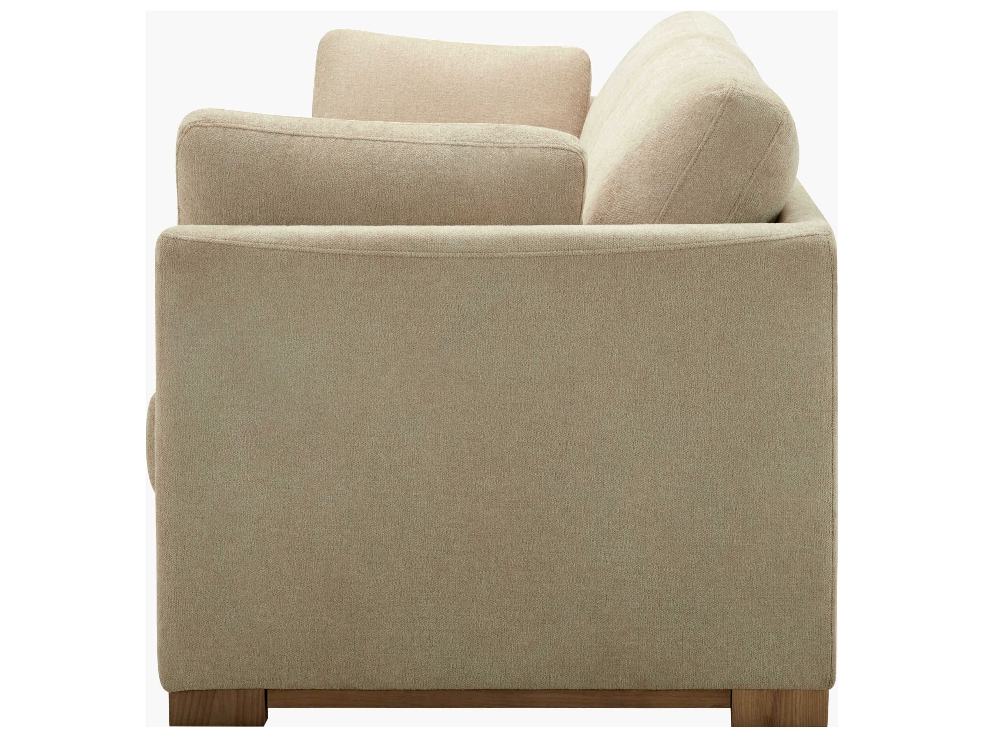 Surya Elmar Beige Upholstered Sofa