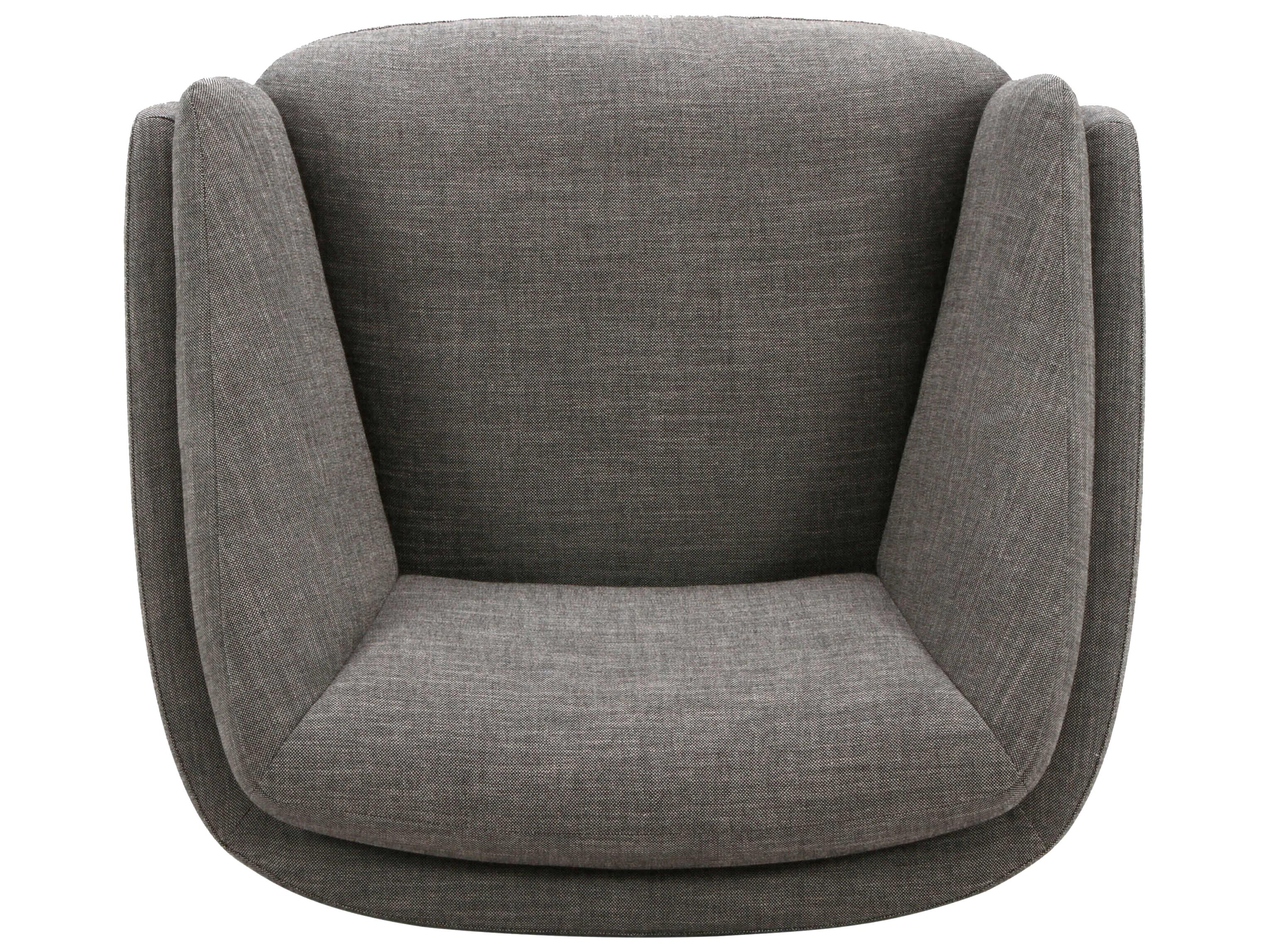 Surya Torrey Swivel Gray Accent Chair