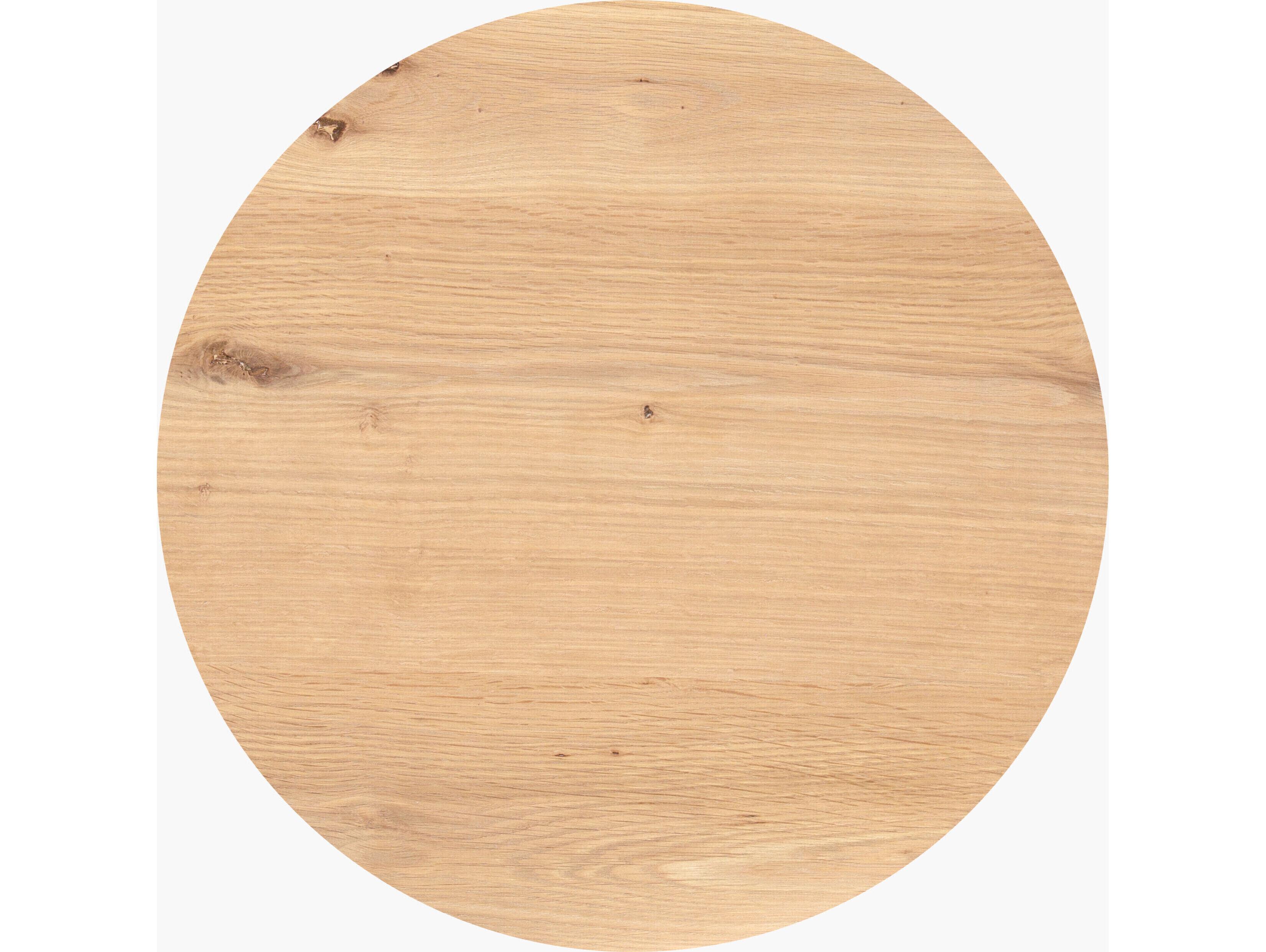 Surya Becki Owens Whitly Round Wood Brown End Table