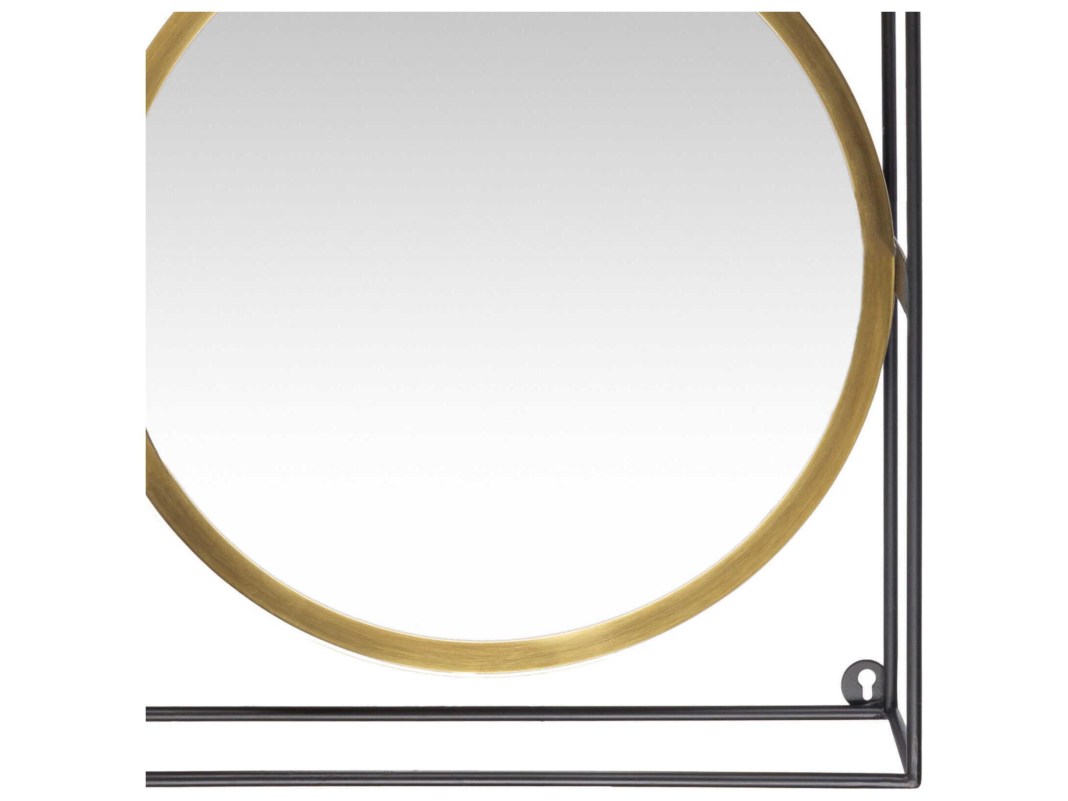 Surya Bronx Gold Wall Mirror