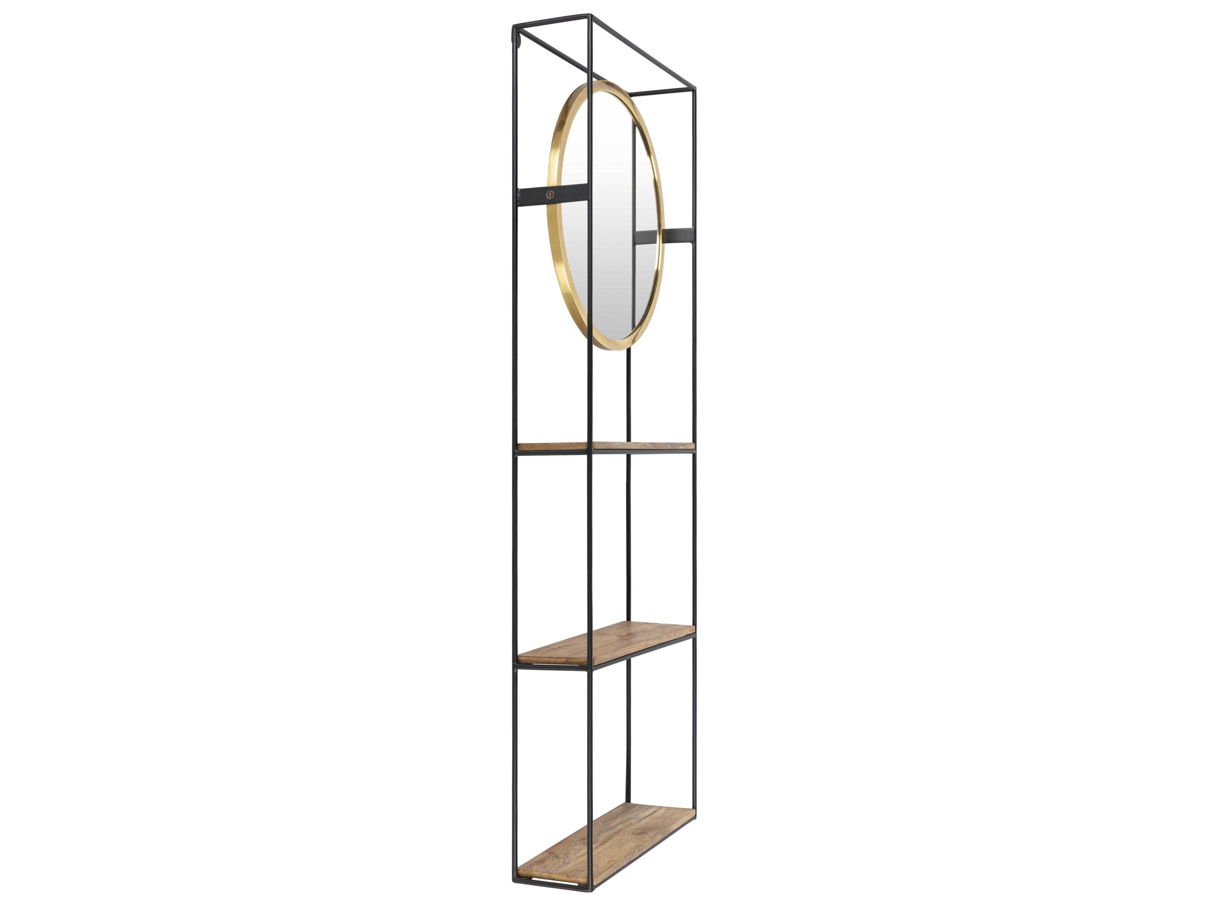 Surya Bronx Gold Wall Mirror