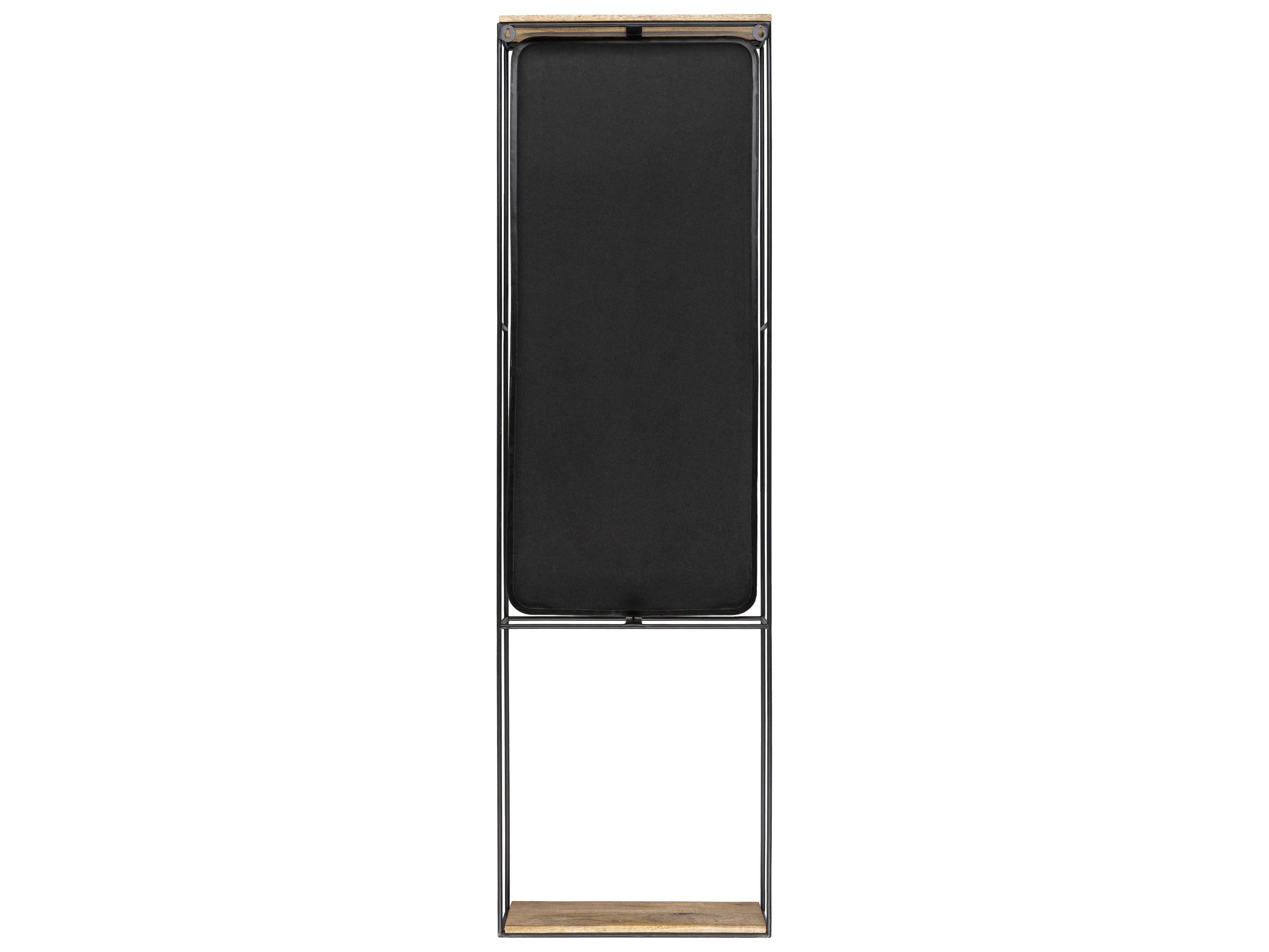 Surya Bronx Black Wall Mirror