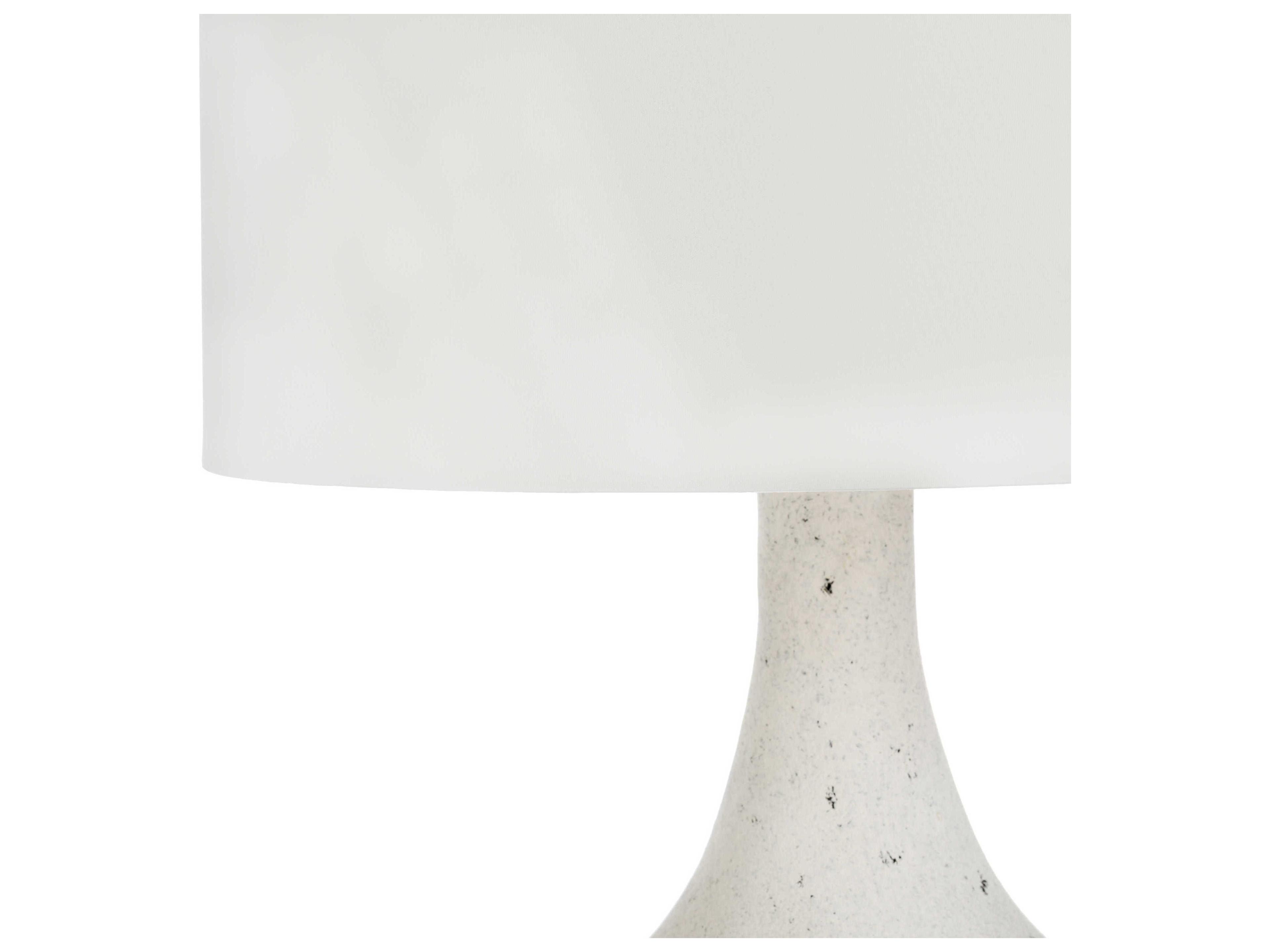 Surya Bryant White Cotton Table Lamp