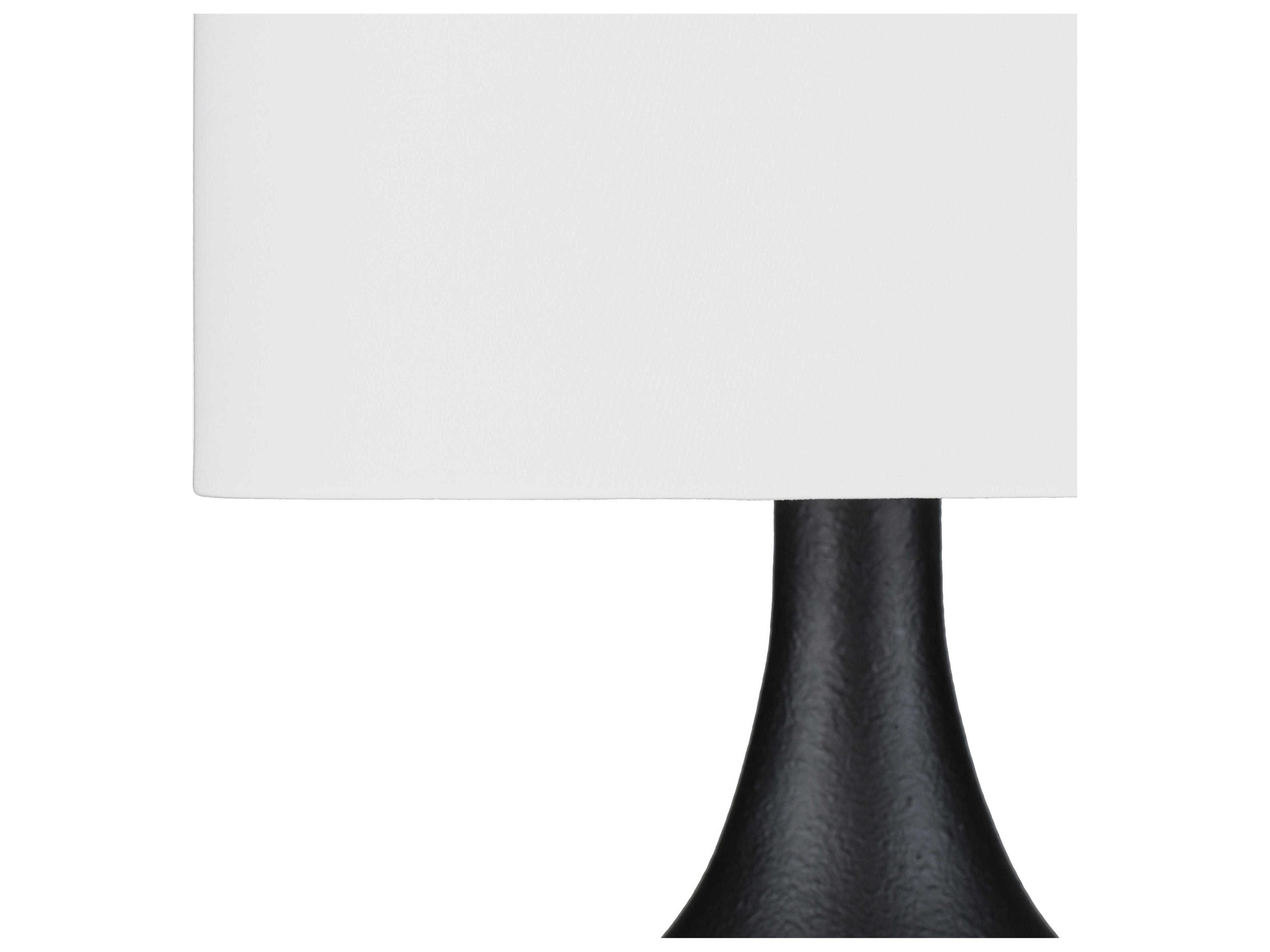 Surya Bryant Black White Cotton Table Lamp