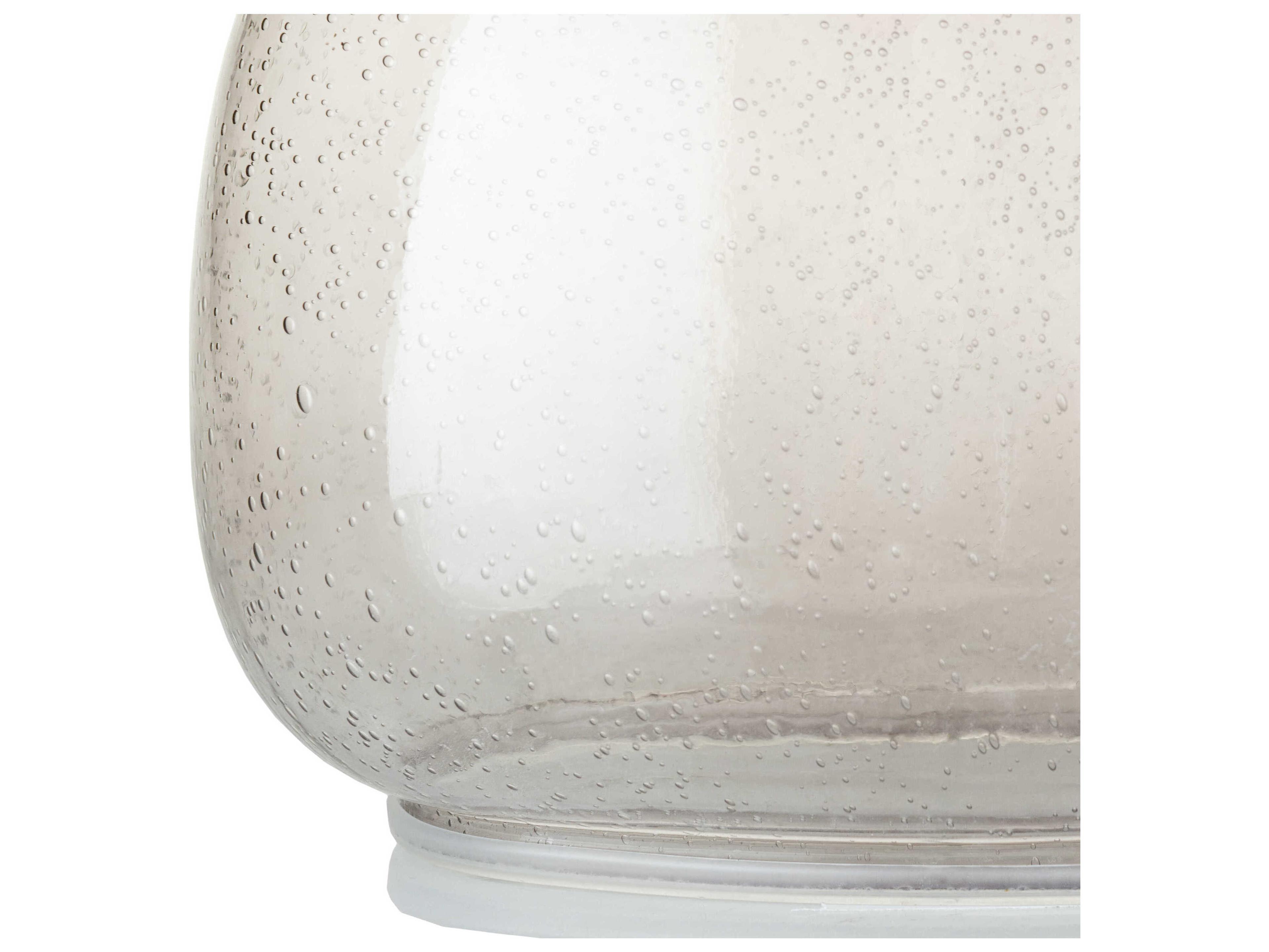 Surya Bentley Gray Ivory Linen Buffet Lamp