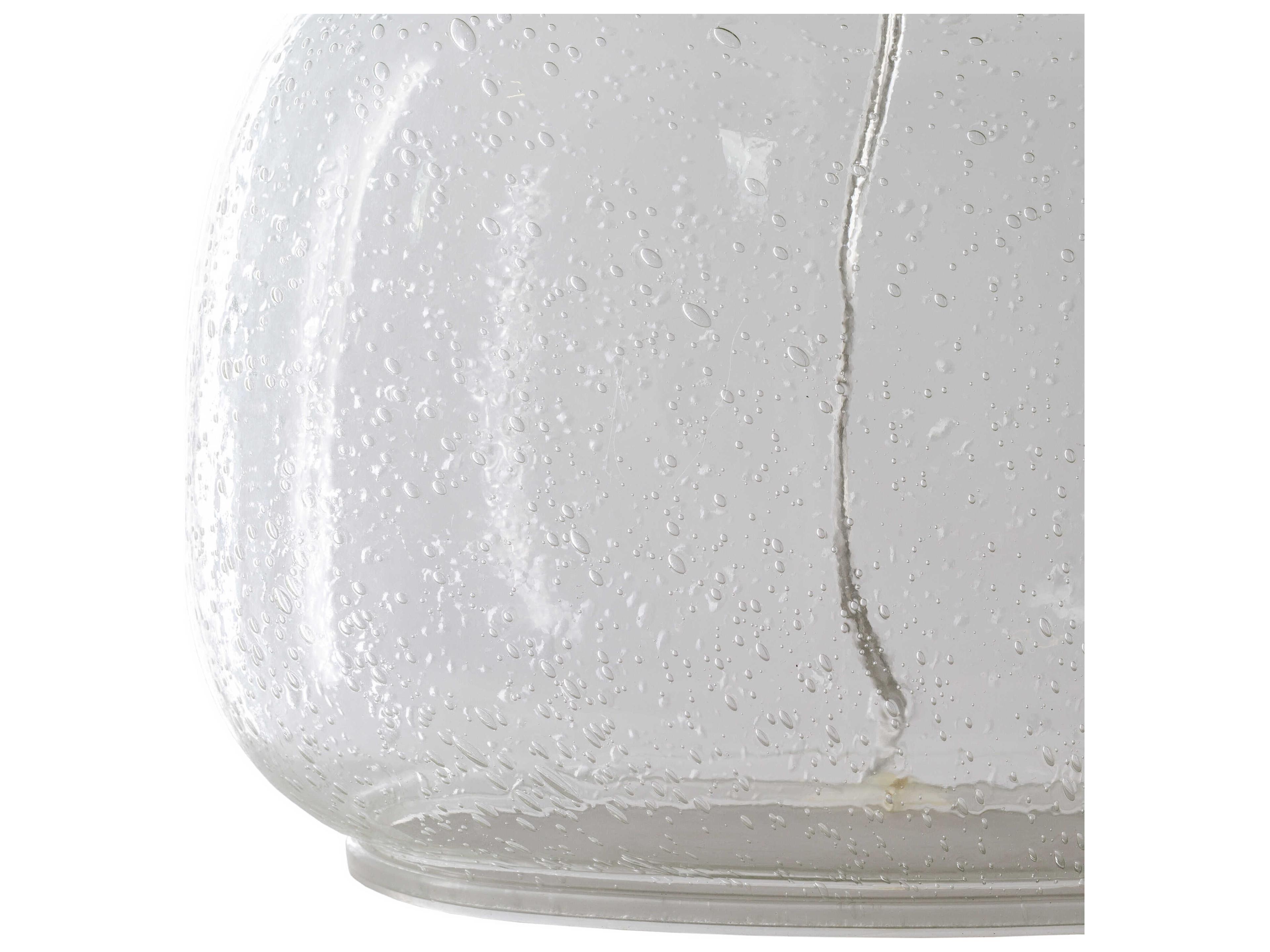 Surya Bentley Clear Beige Linen Polyester Buffet Lamp