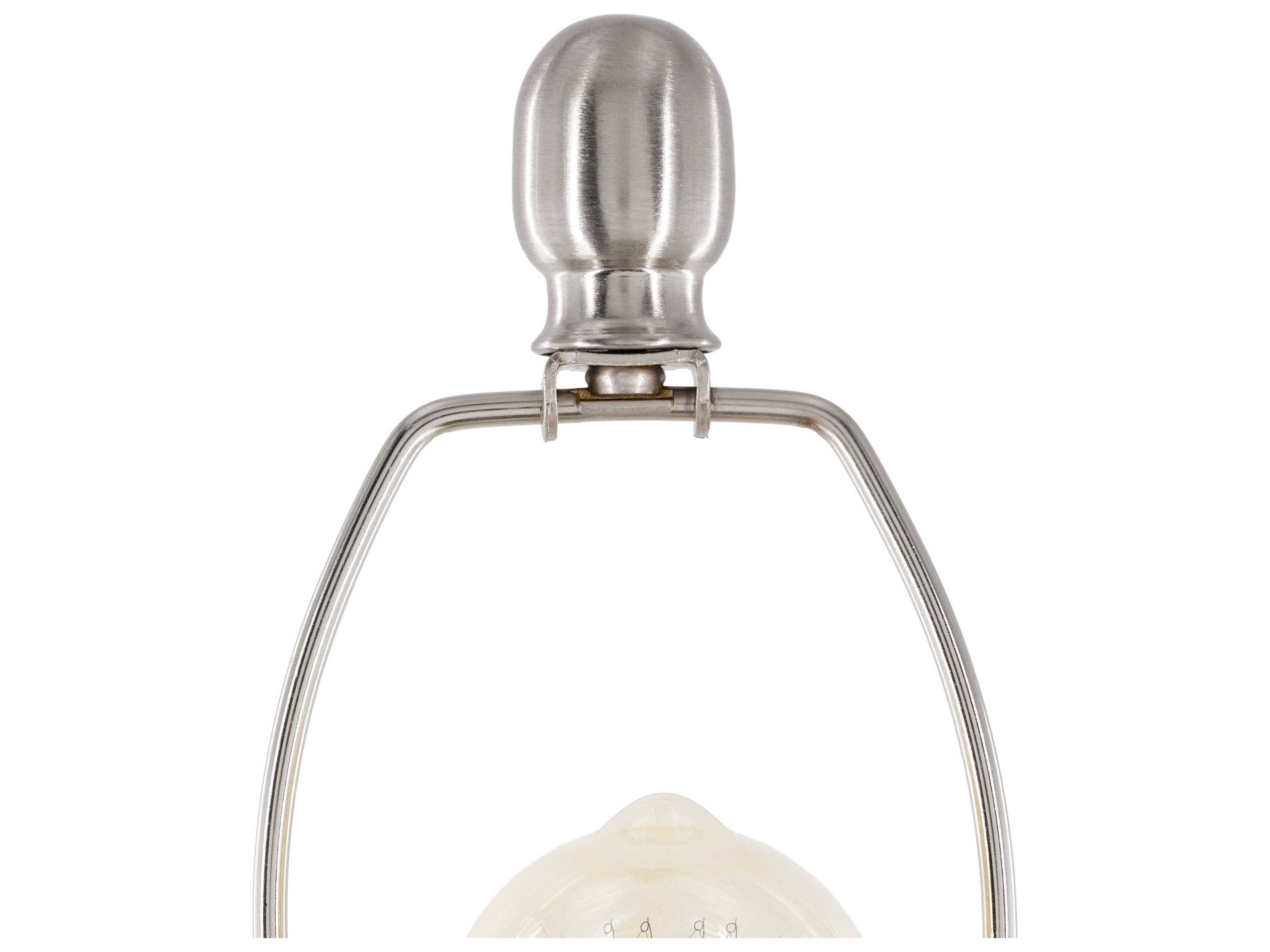 Surya Bentley Clear Beige Linen Polyester Buffet Lamp