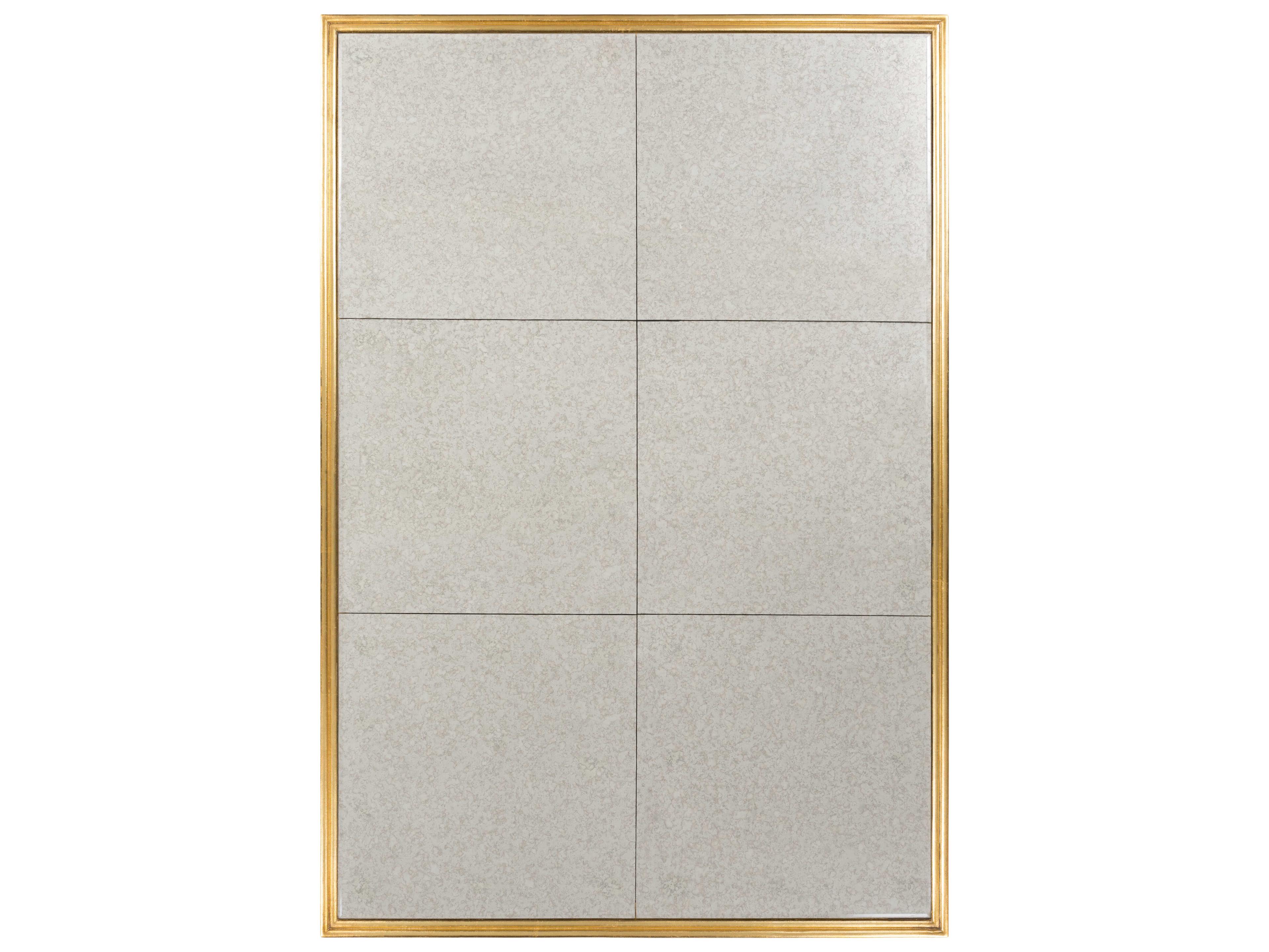 Surya Brantley Gold Rectangular Wall Mirror