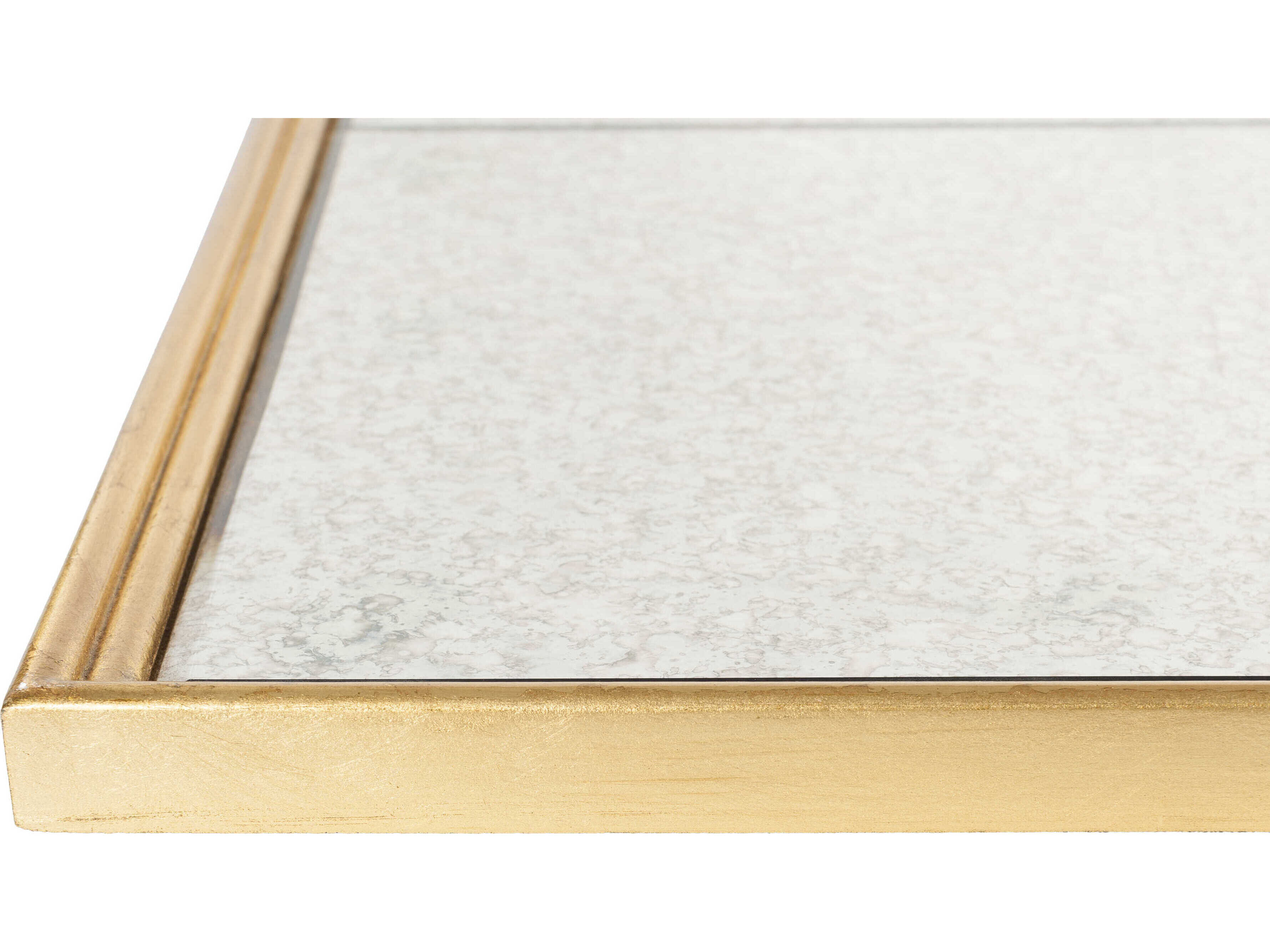 Surya Brantley Gold Rectangular Wall Mirror