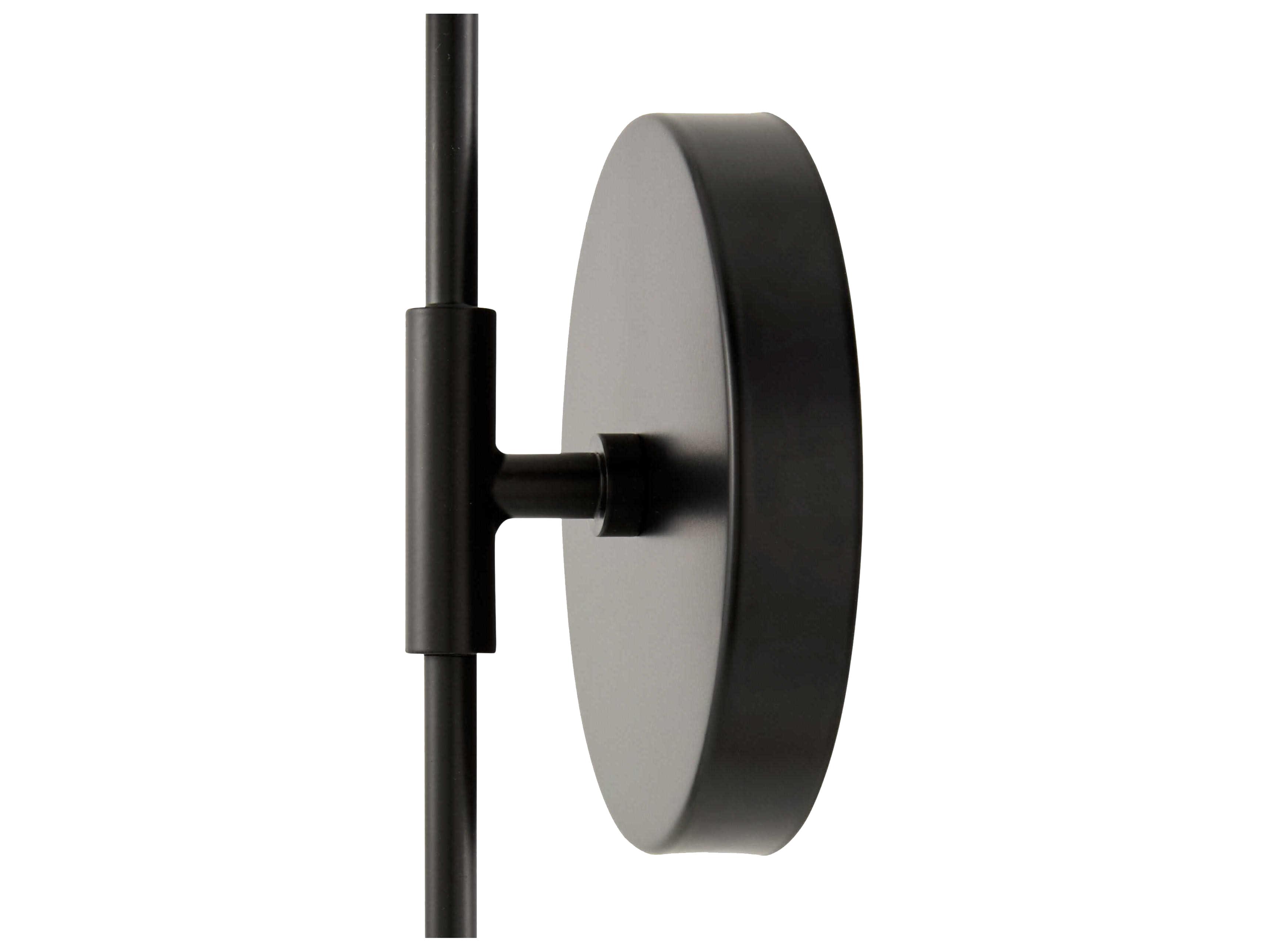 Surya Bezas 1-Light Black Wall Sconce