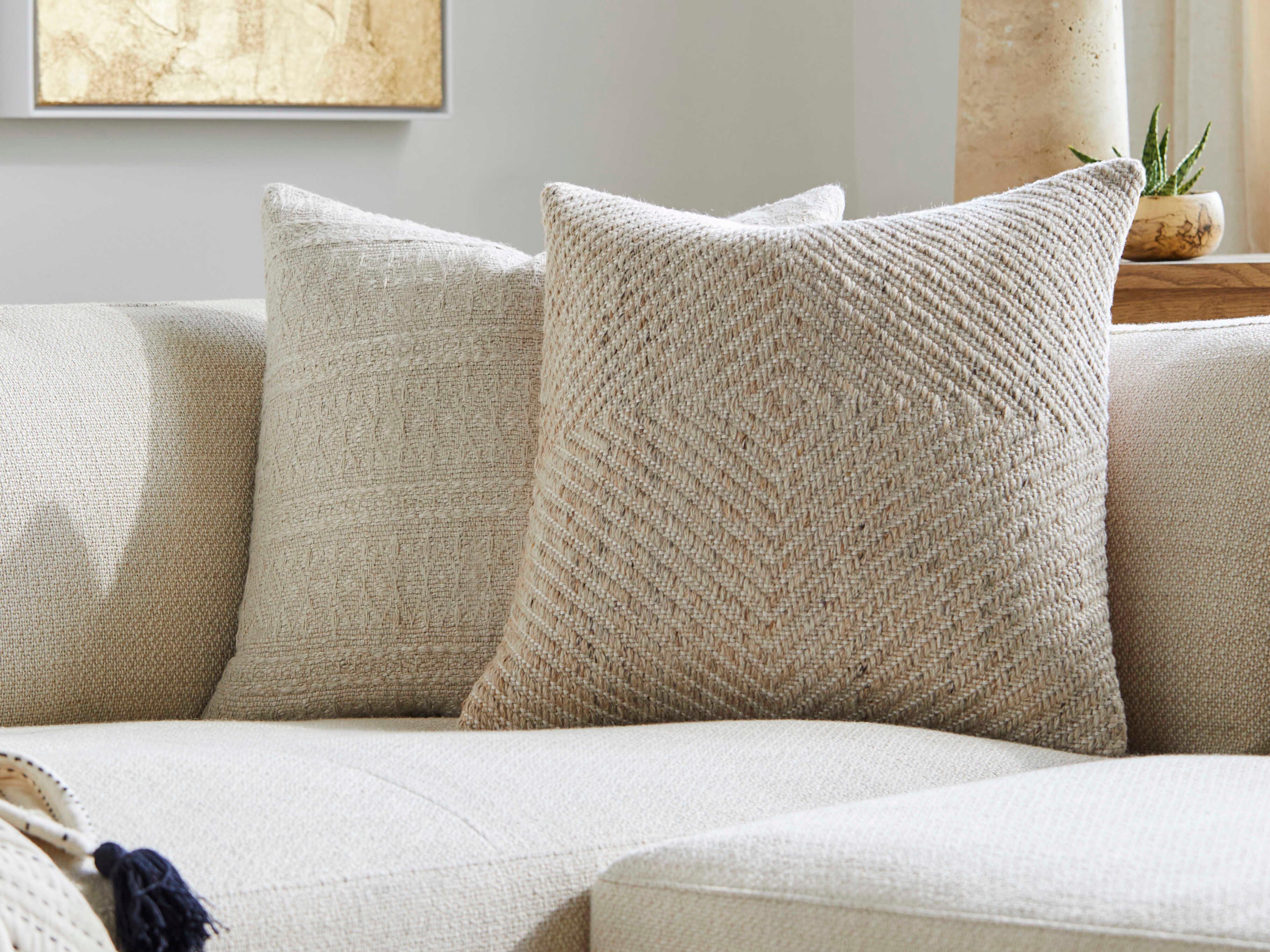 Surya Cairn Tan Pillow