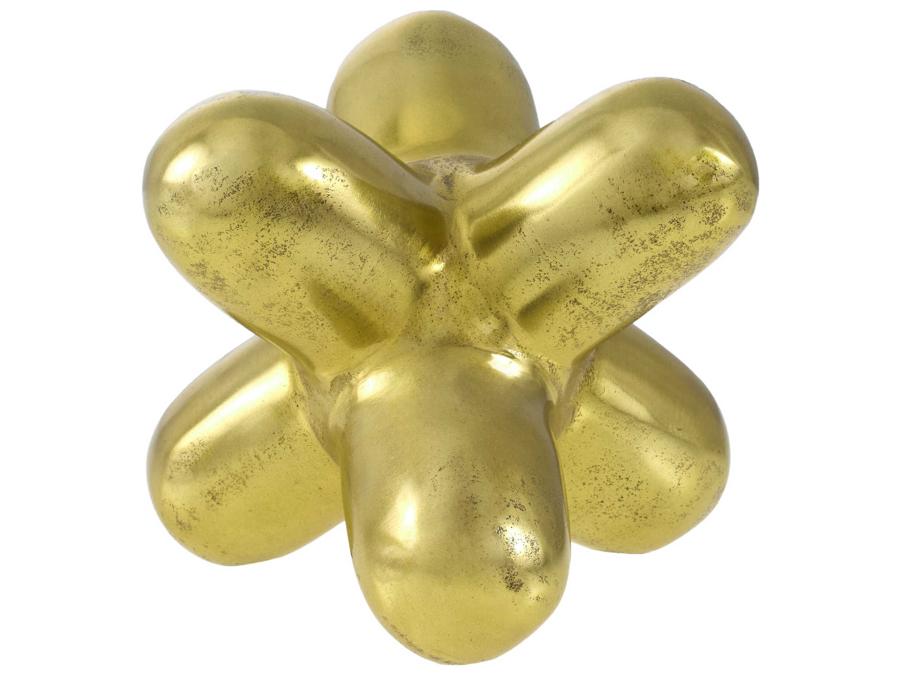 Surya Caitlin Metallic Brass Sculpture