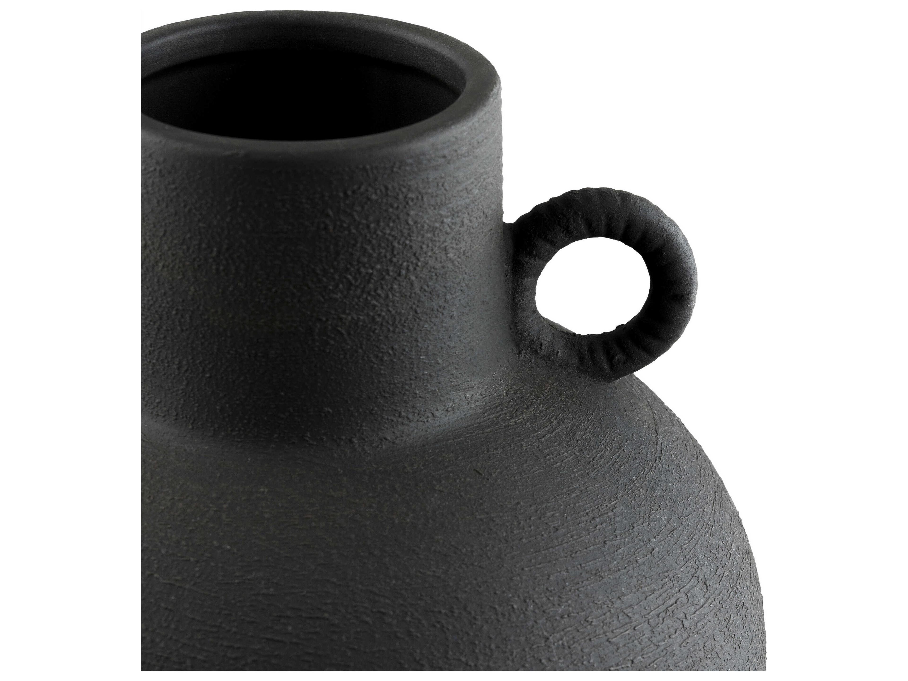 Surya Acanceh Black Vase Set of 3