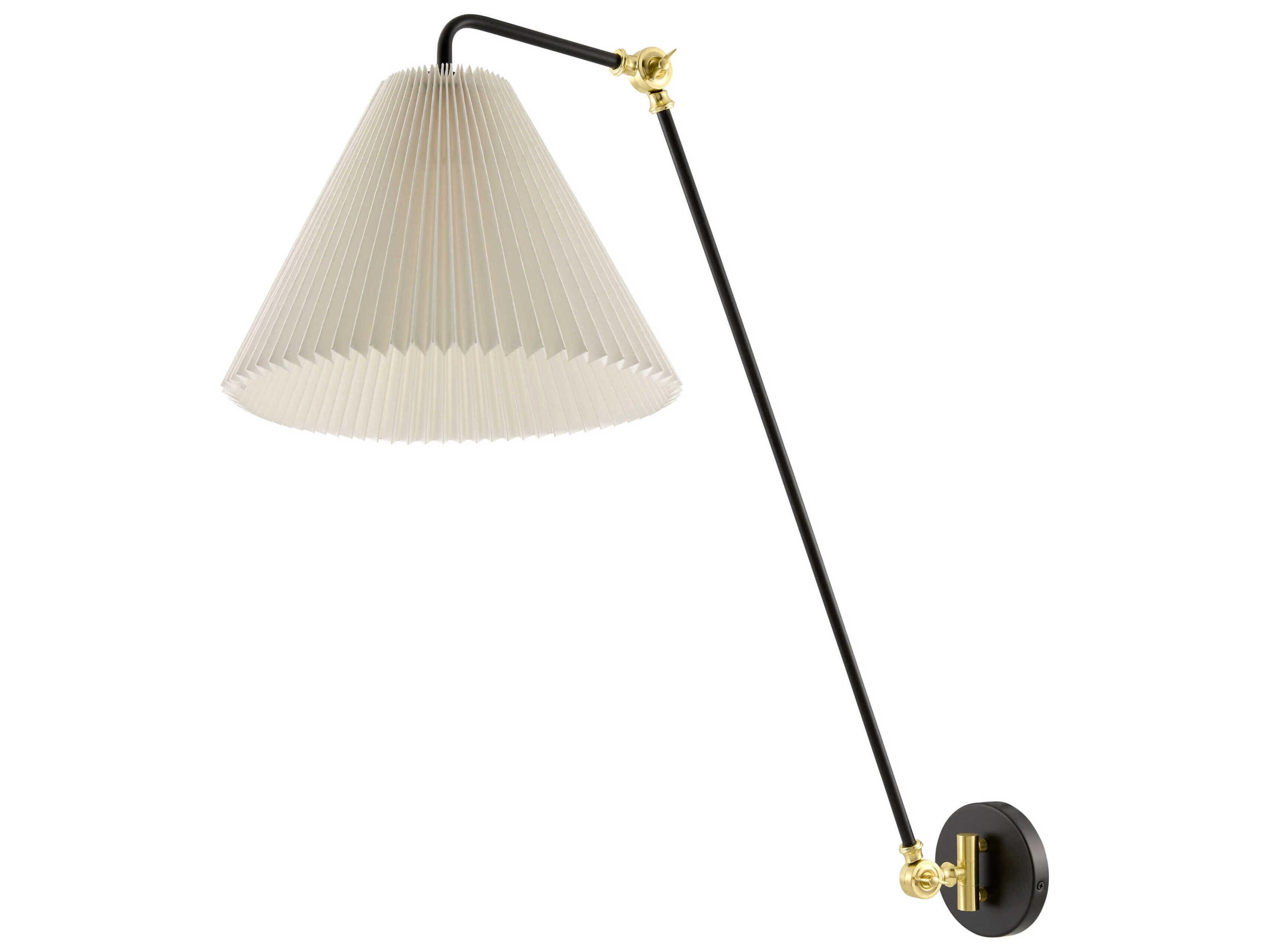 Surya Cella 1-Light Black White Wall Sconce