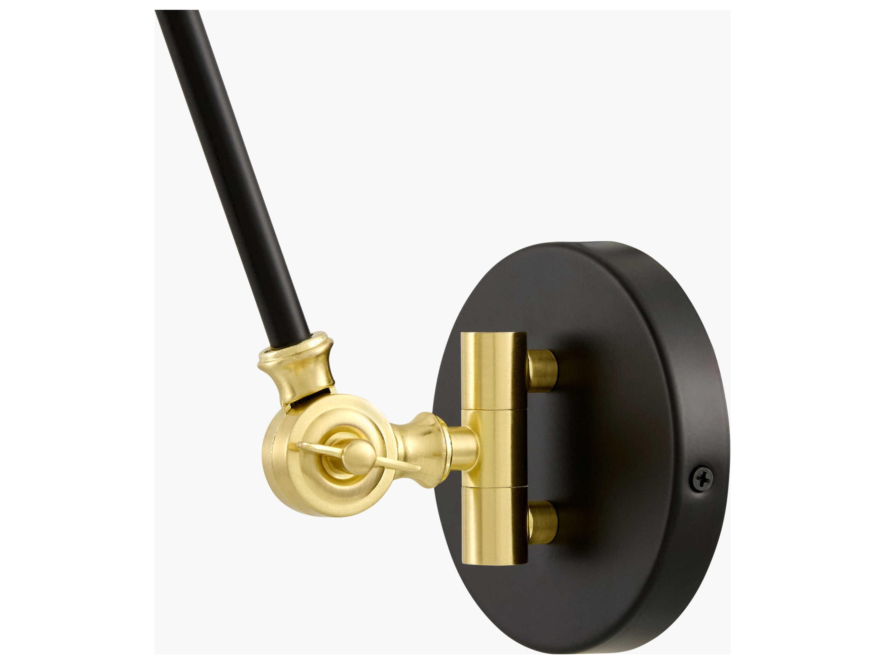 Surya Cella 1-Light Black White Wall Sconce