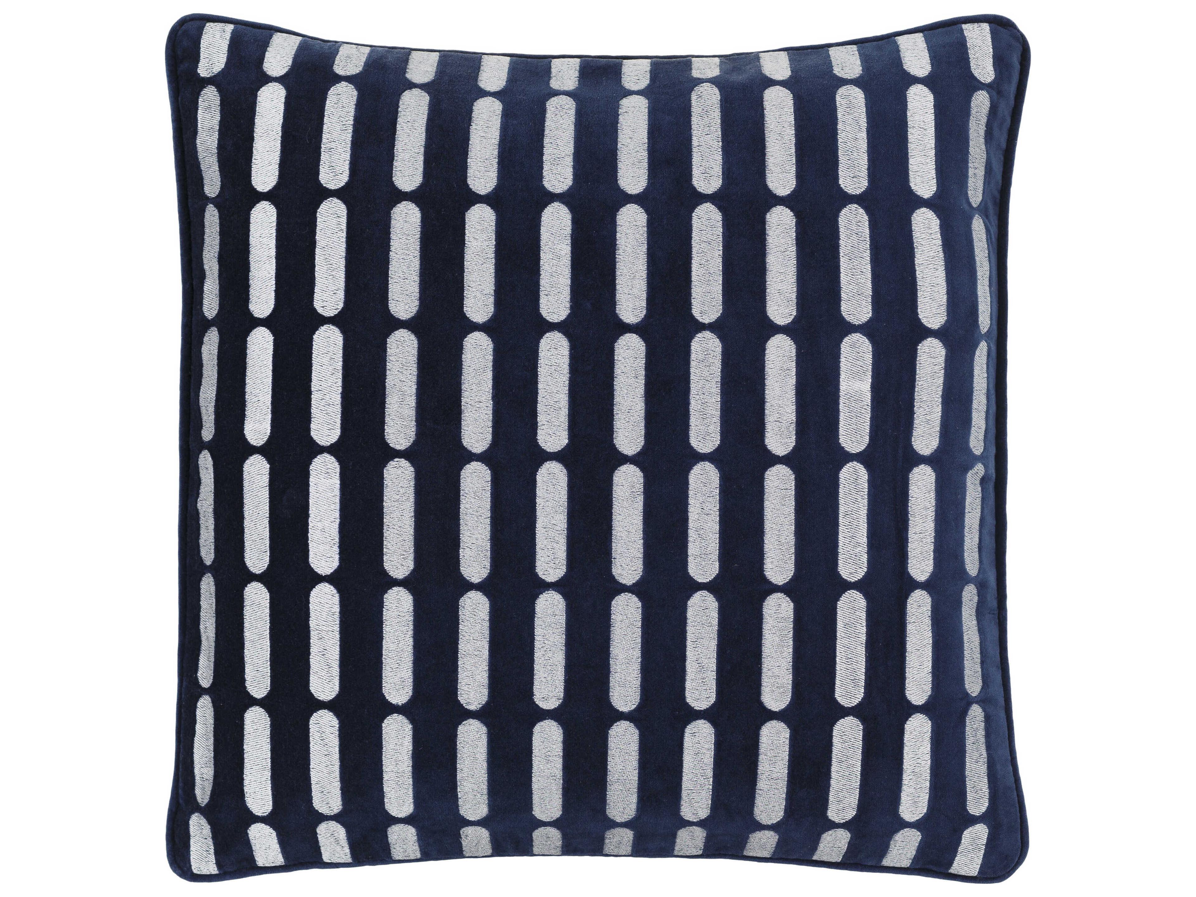 Surya Connecticut Dark Blue Pillow