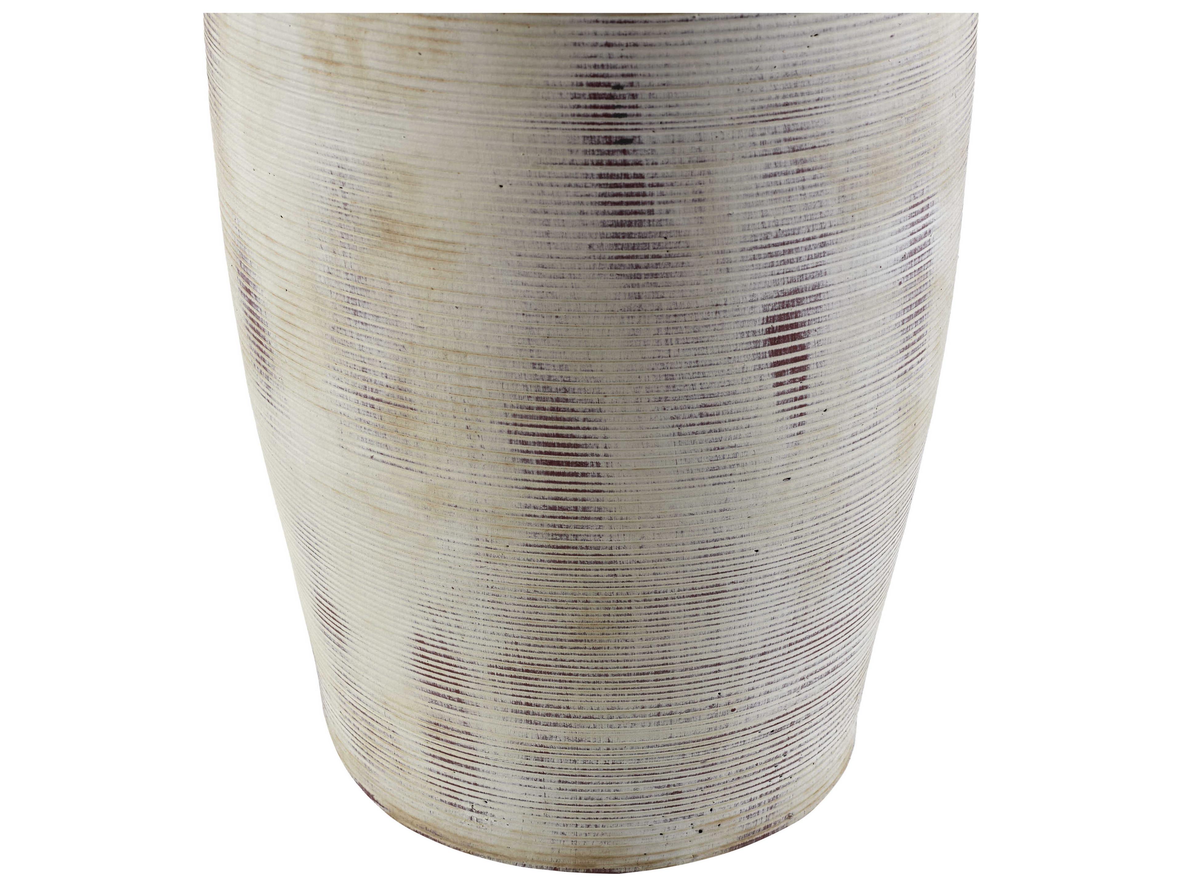 Surya Colfio Cream Wheat Linen Off White Floor Lamp