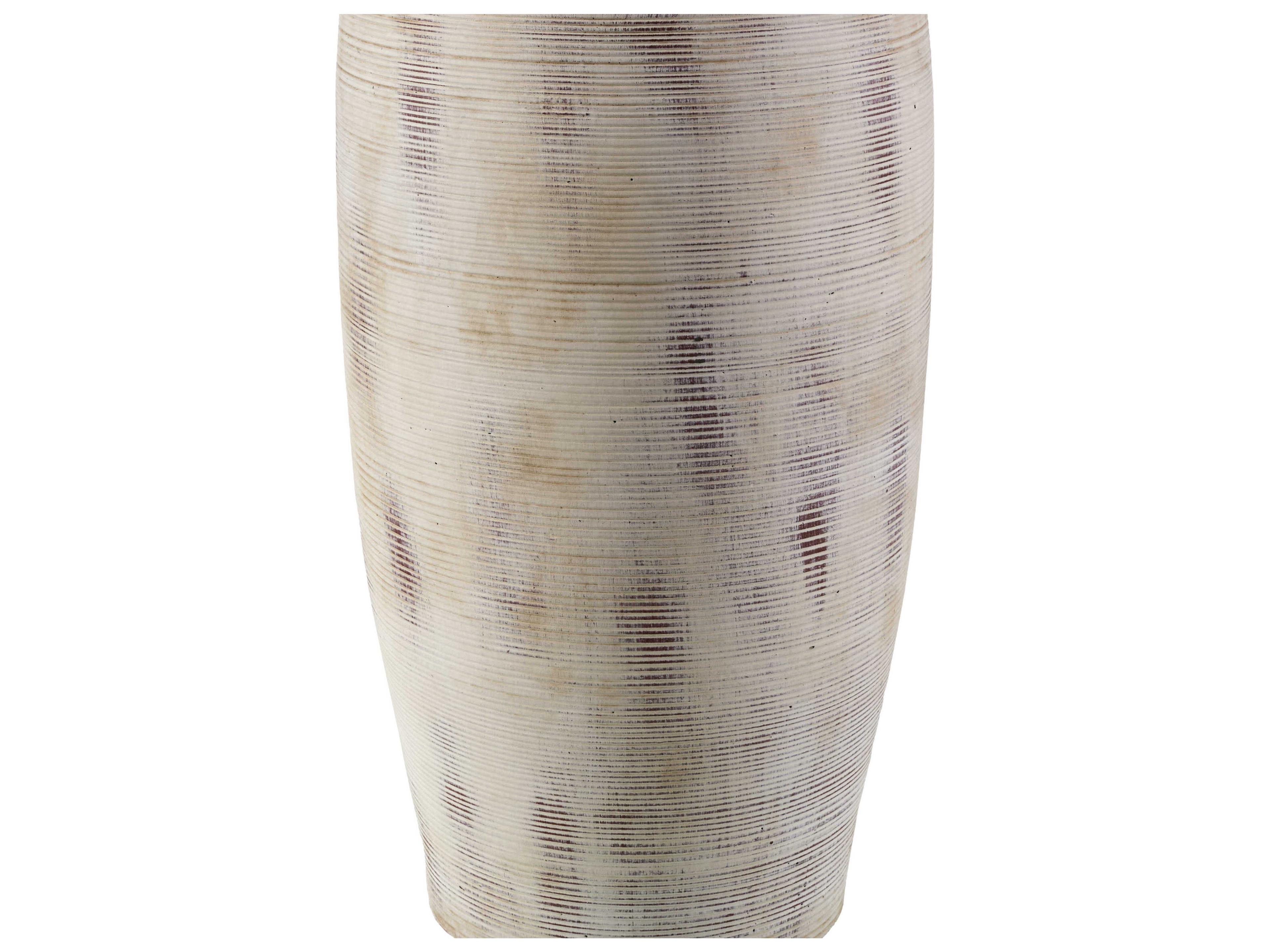 Surya Colfio Cream Wheat Linen Off White Floor Lamp