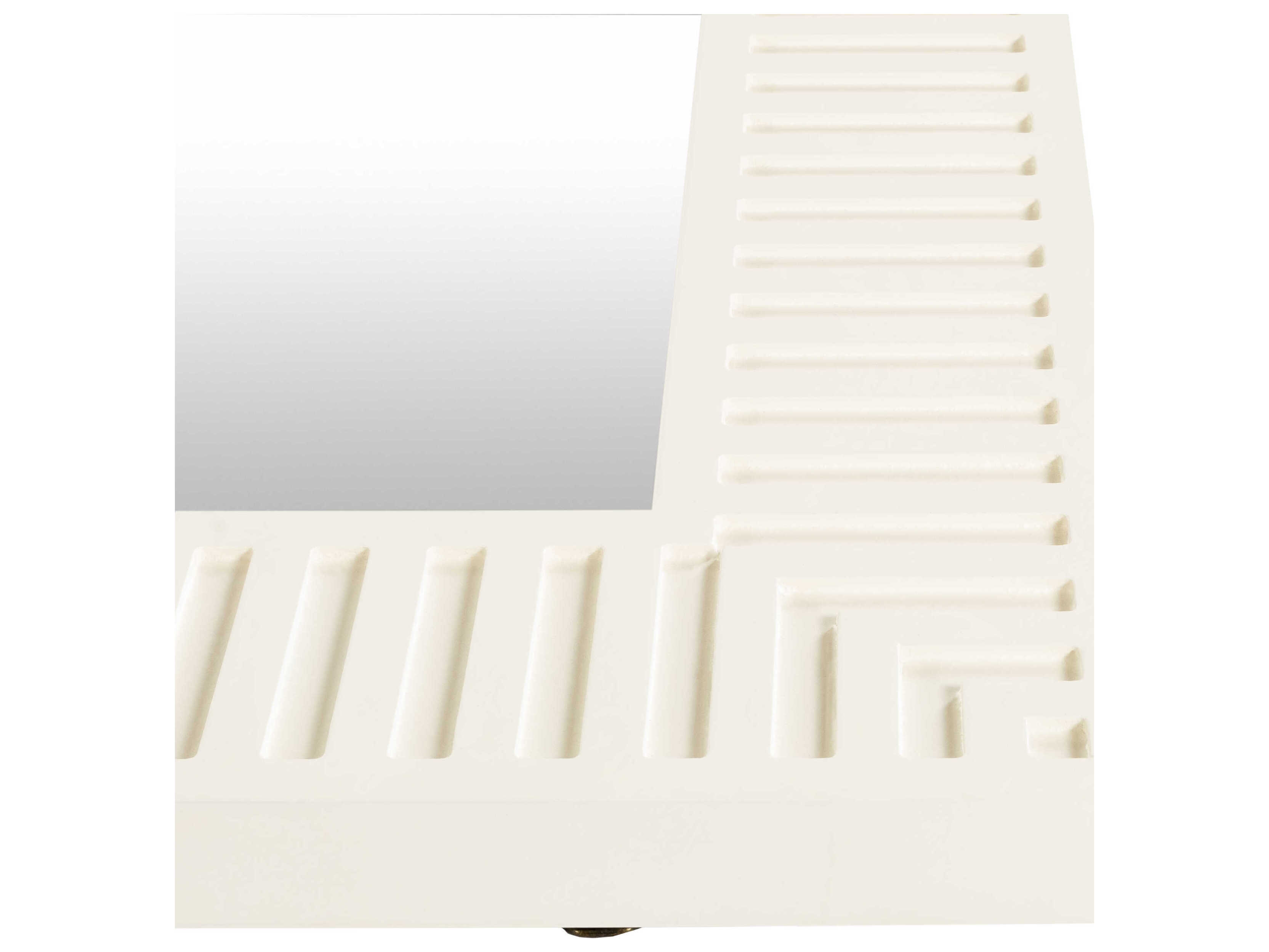 Surya Colossae White Rectangular Floor Mirror