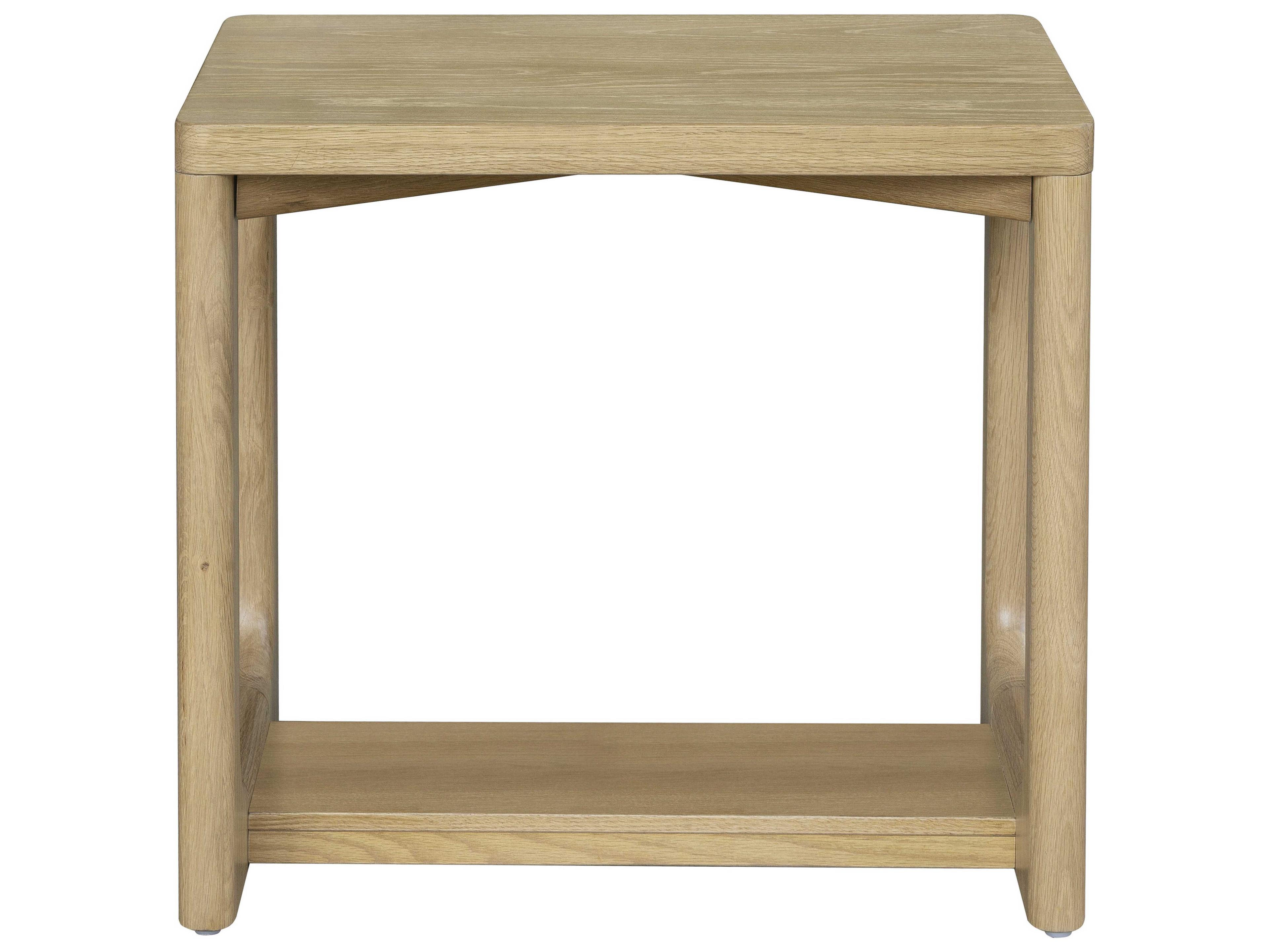 Surya Callister Rectangular Wood Brown End Table