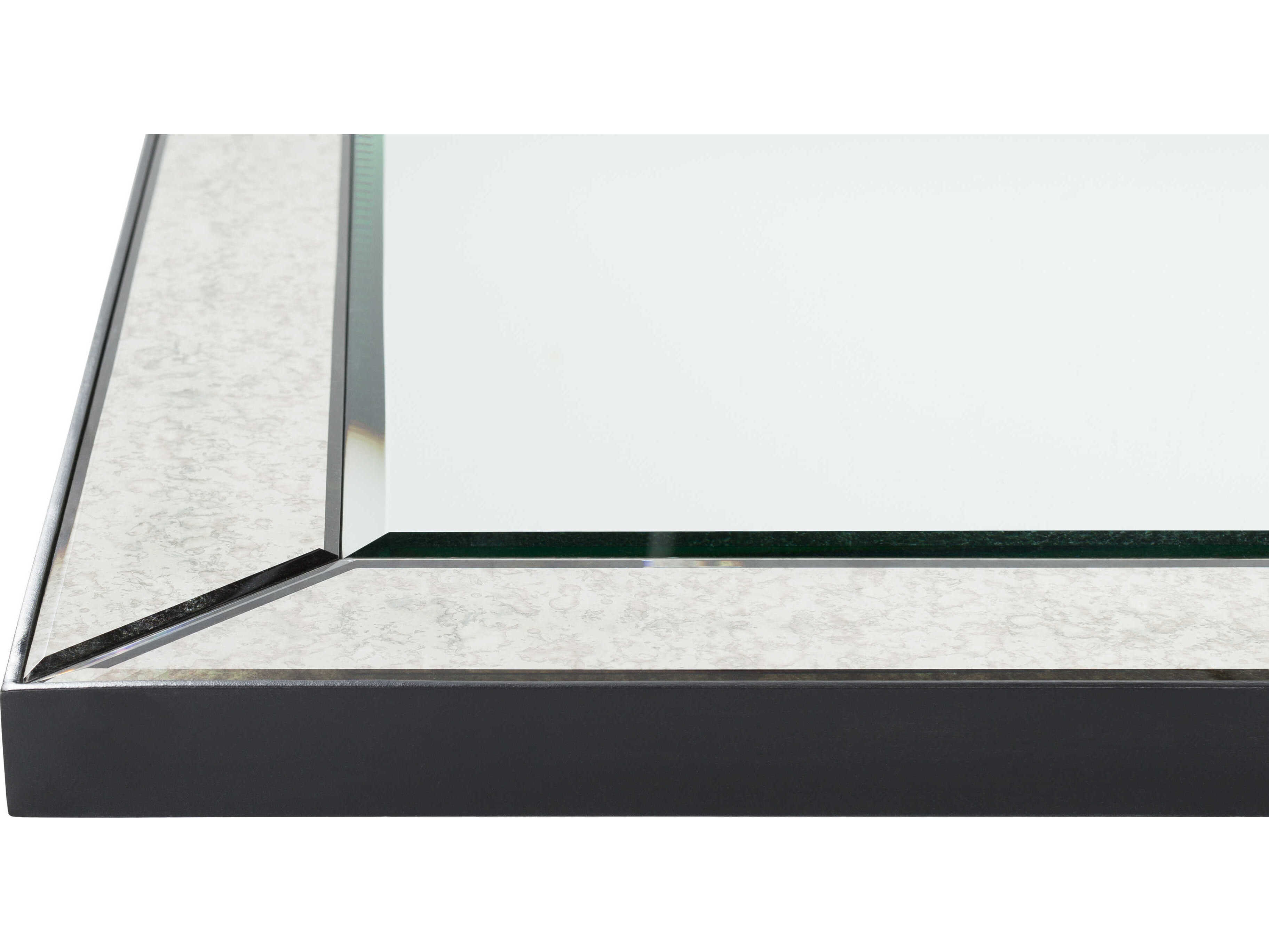 Surya Calloway Metallic Silver Rectangular Floor Mirror