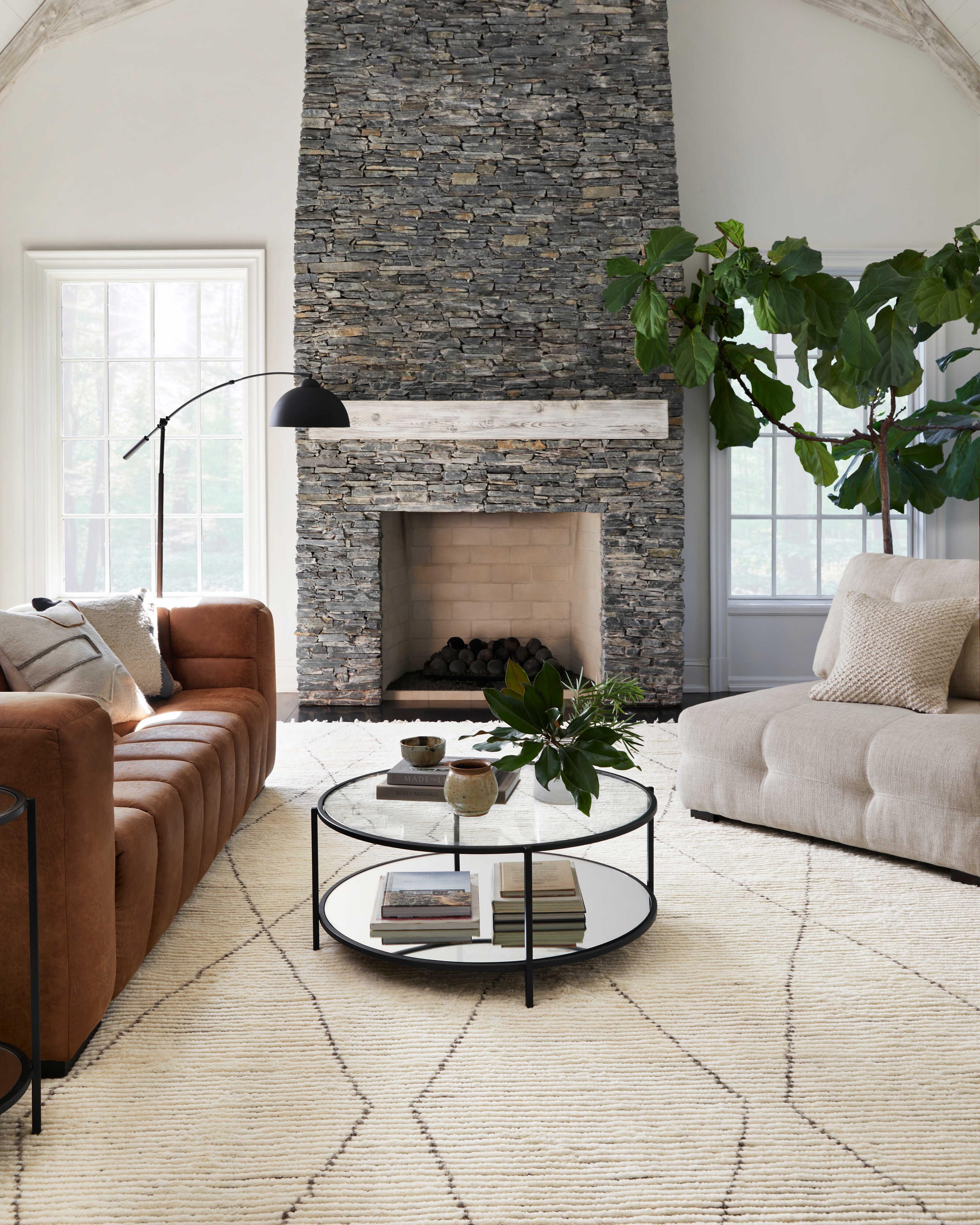 Surya Camille Geometric Runner Area Rug