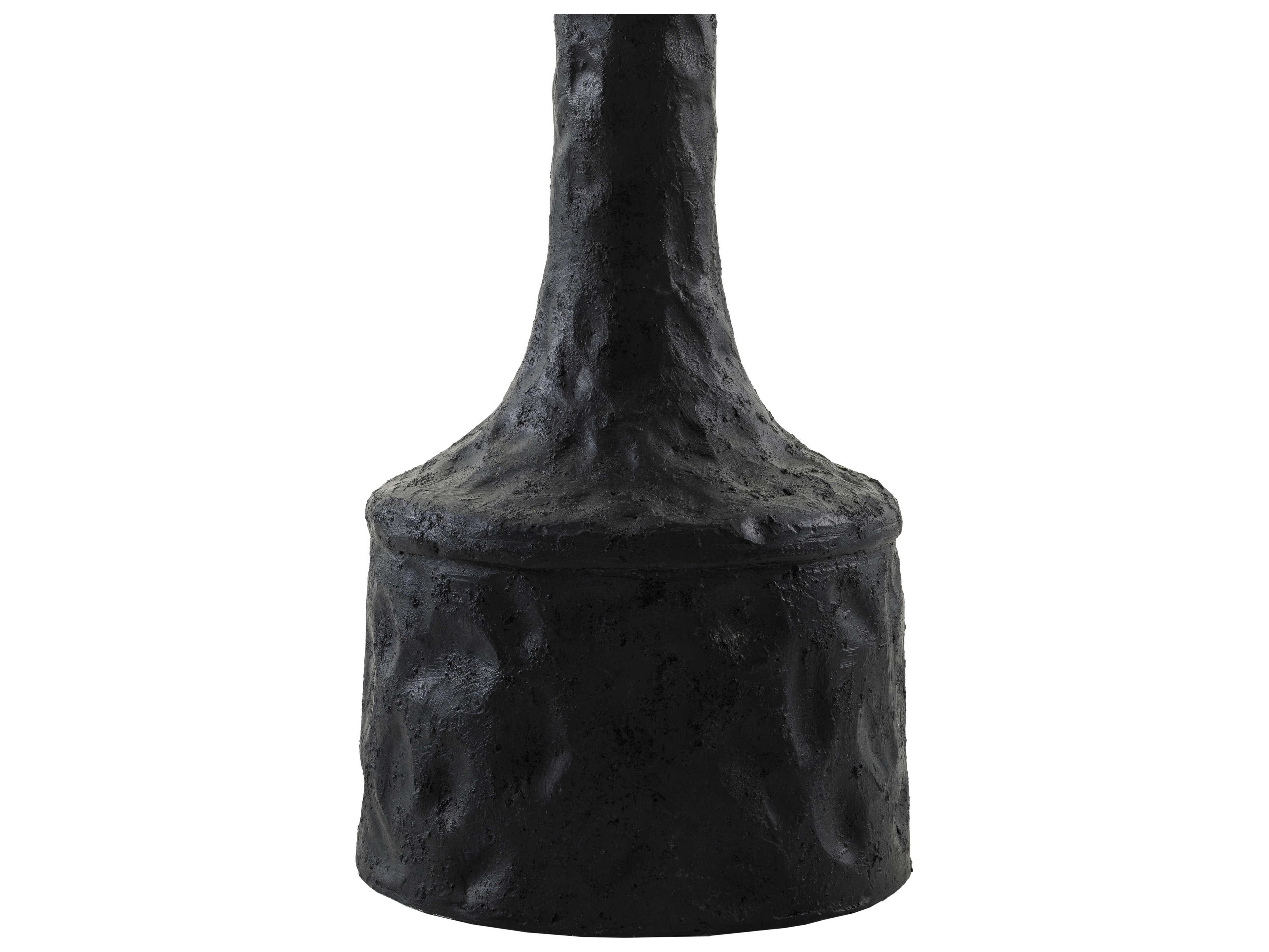 Surya Conway Black Tan Seagrass Buffet Lamp