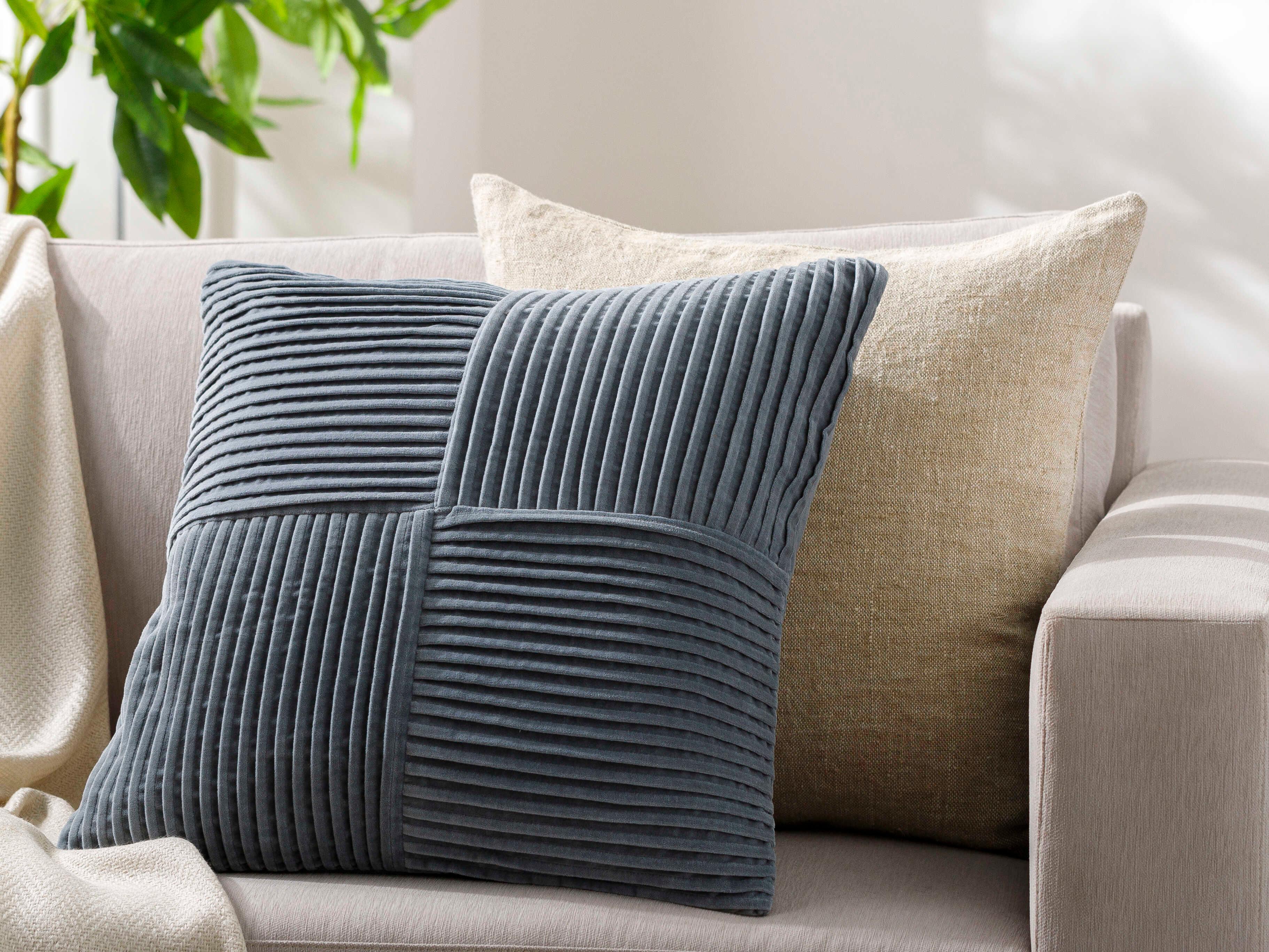 Surya Conrad Charcoal Pillow