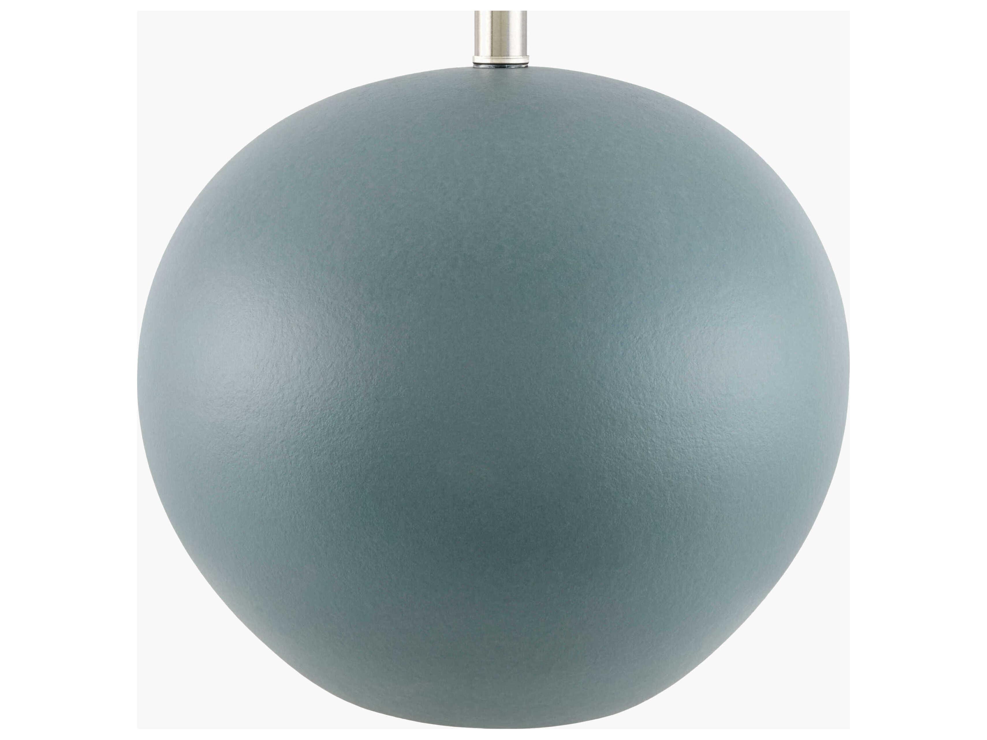 Surya Chronos Glazed Green White Cream Linen Table Lamp