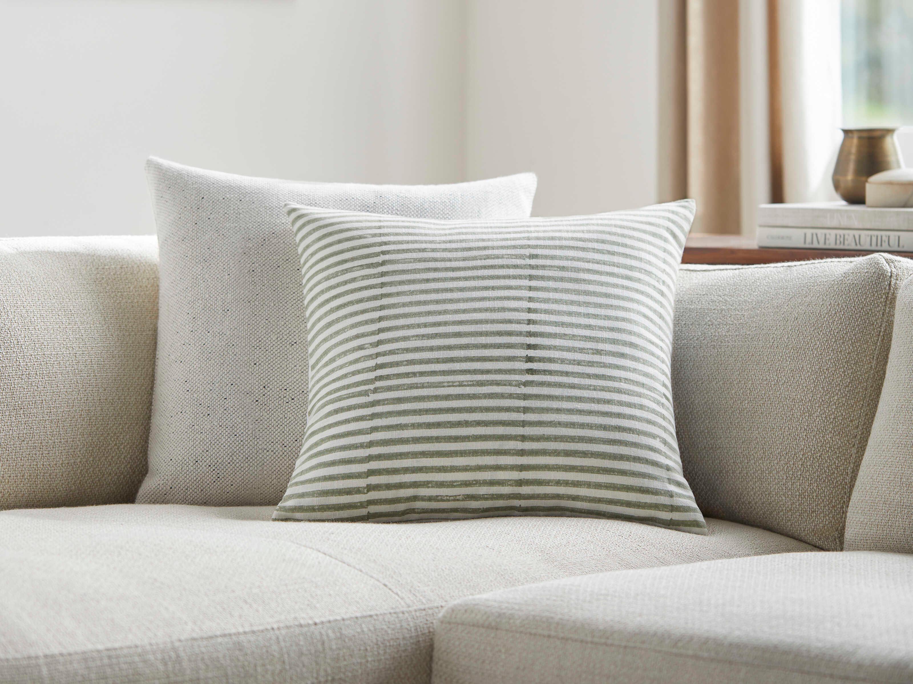 Surya Chateau De Chic Sage Green Pillow