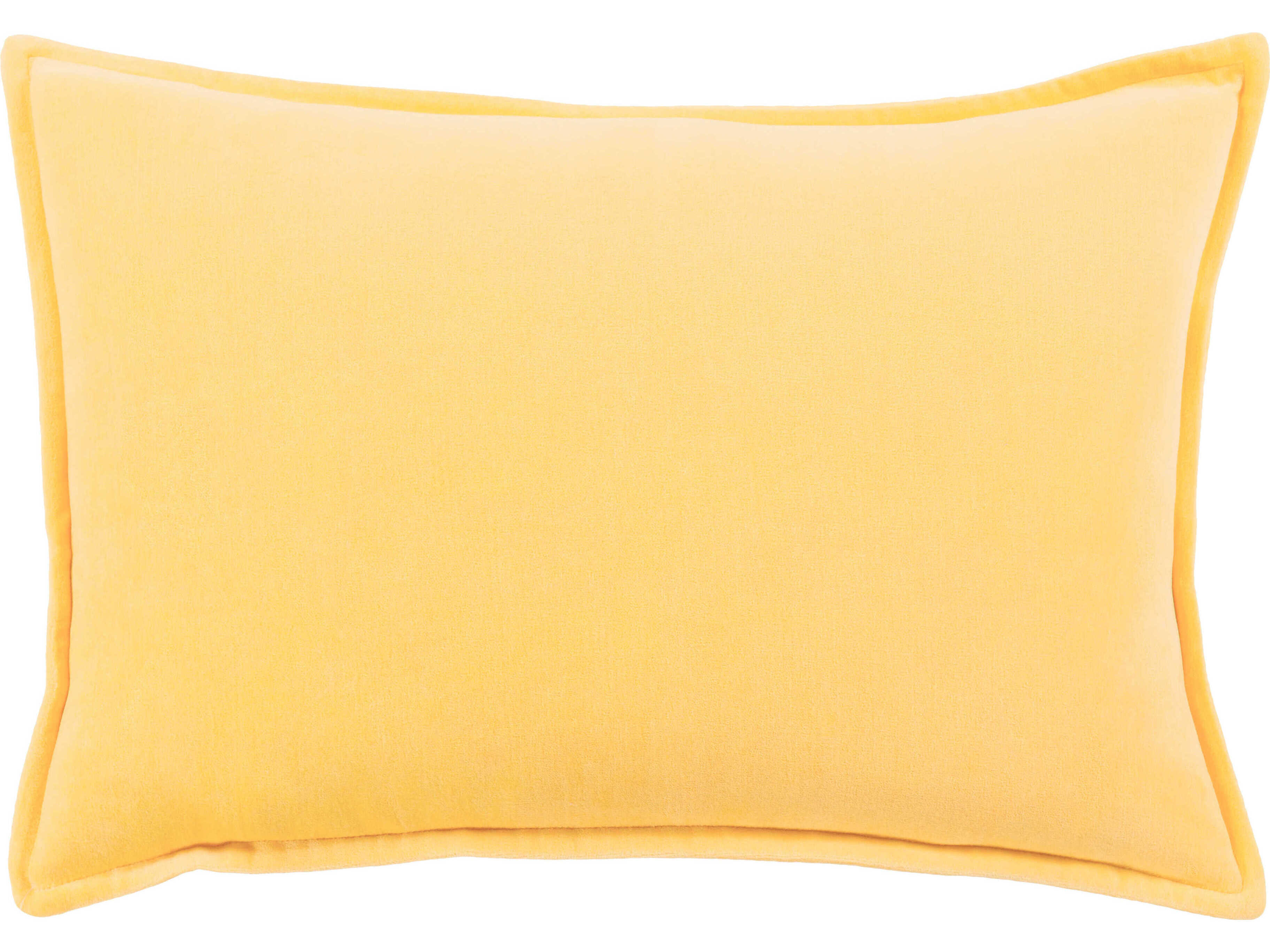 Surya Cotton Velvet Mustard Pillow