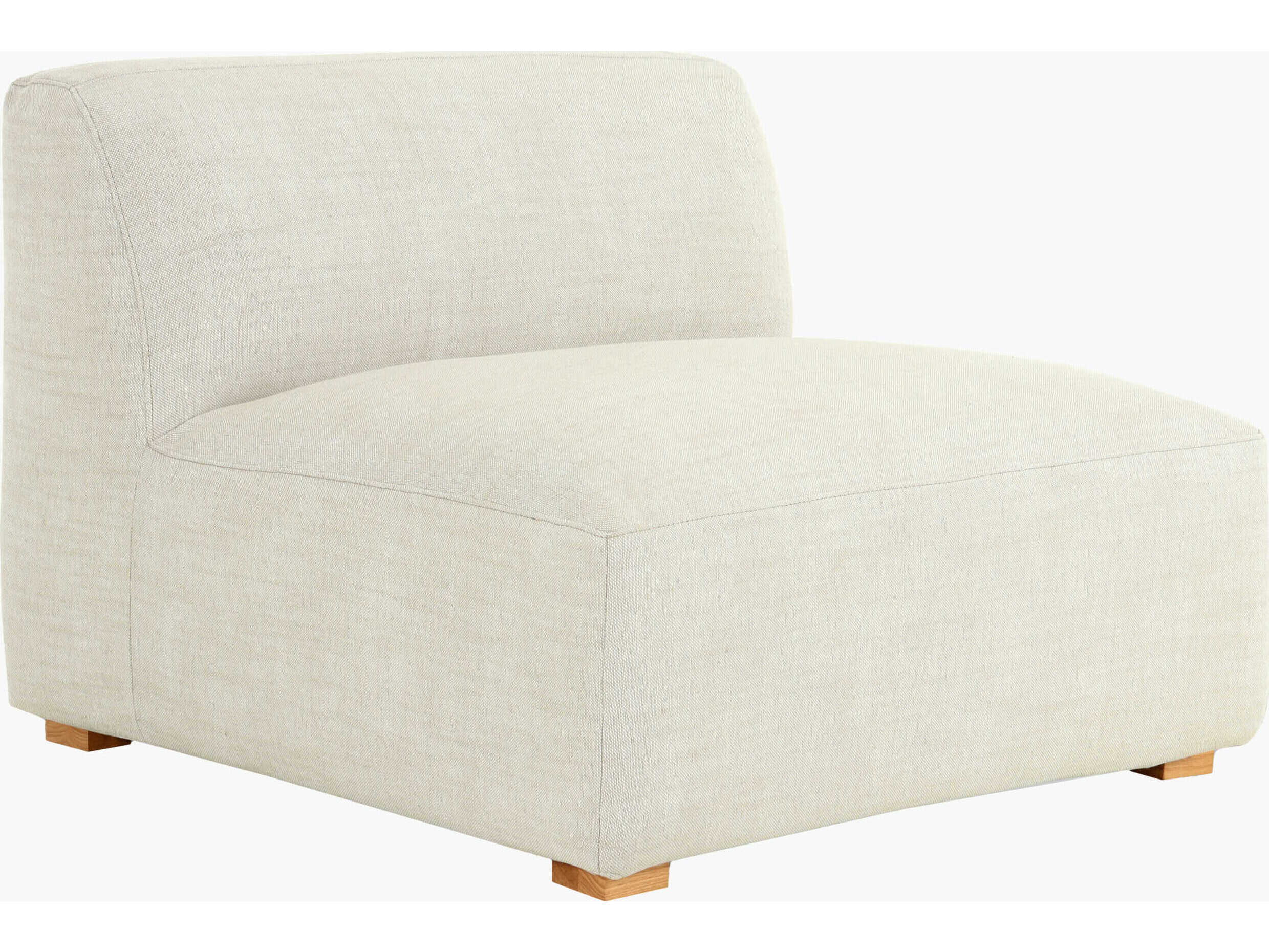 Surya Danford White Modular Chair