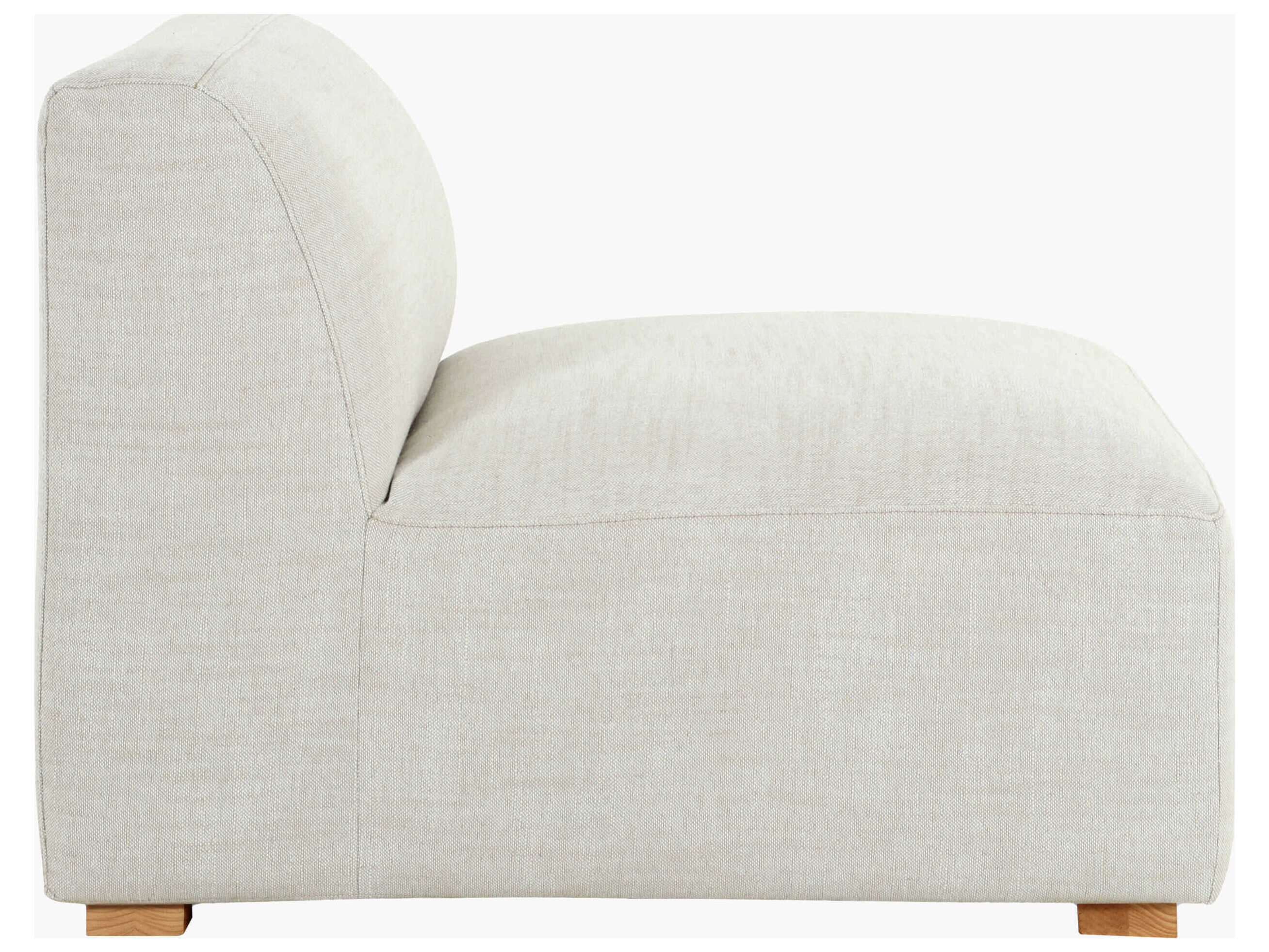 Surya Danford White Modular Chair