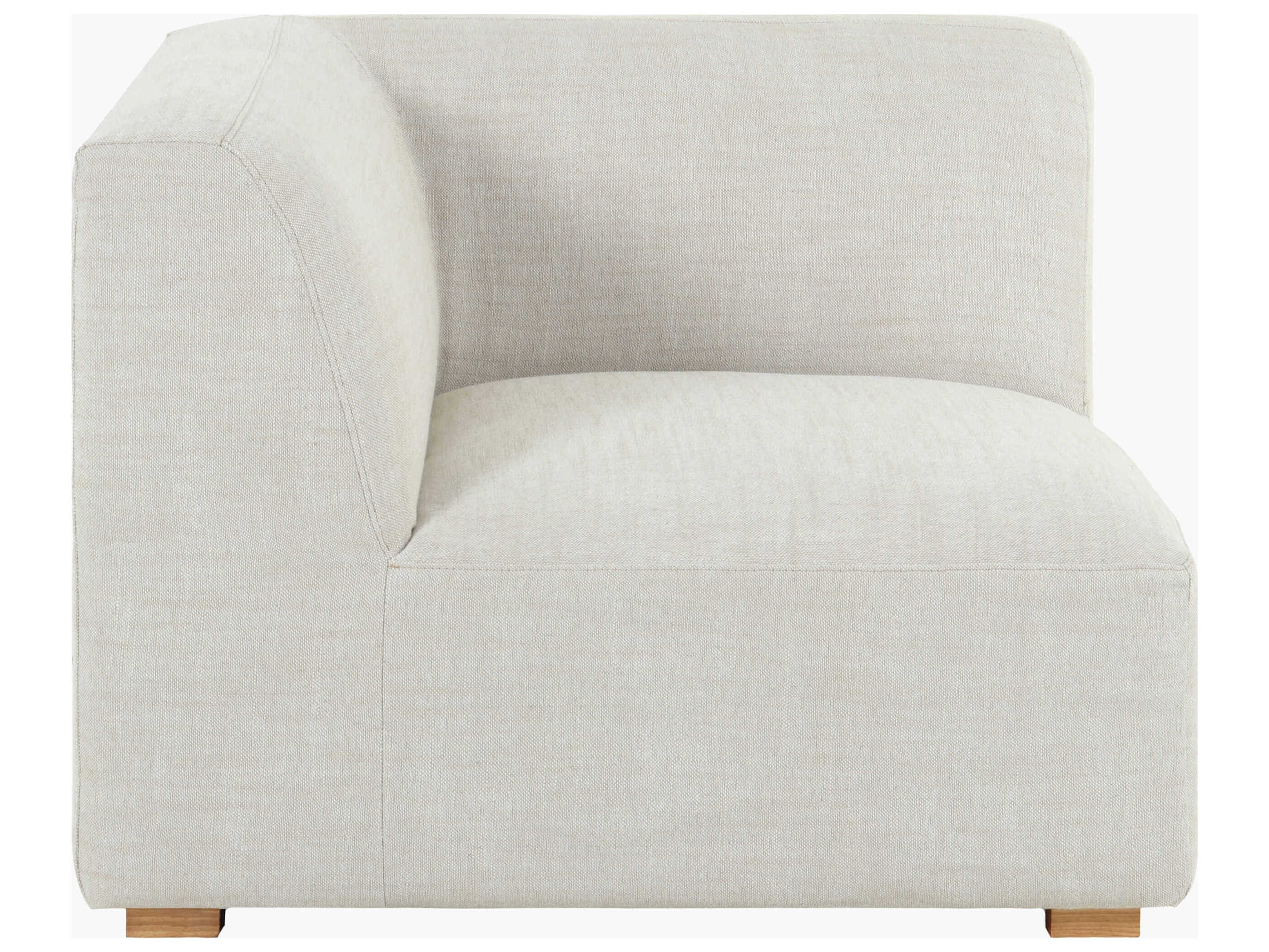 Surya Danford White Modular Chair