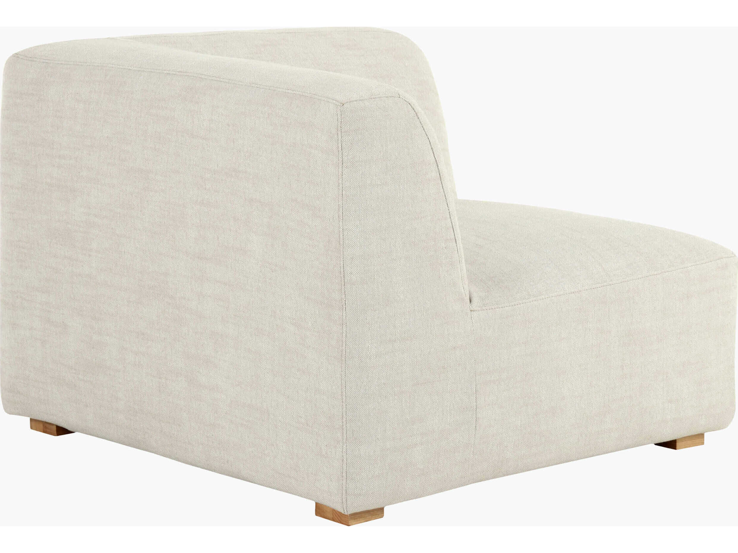 Surya Danford White Modular Chair