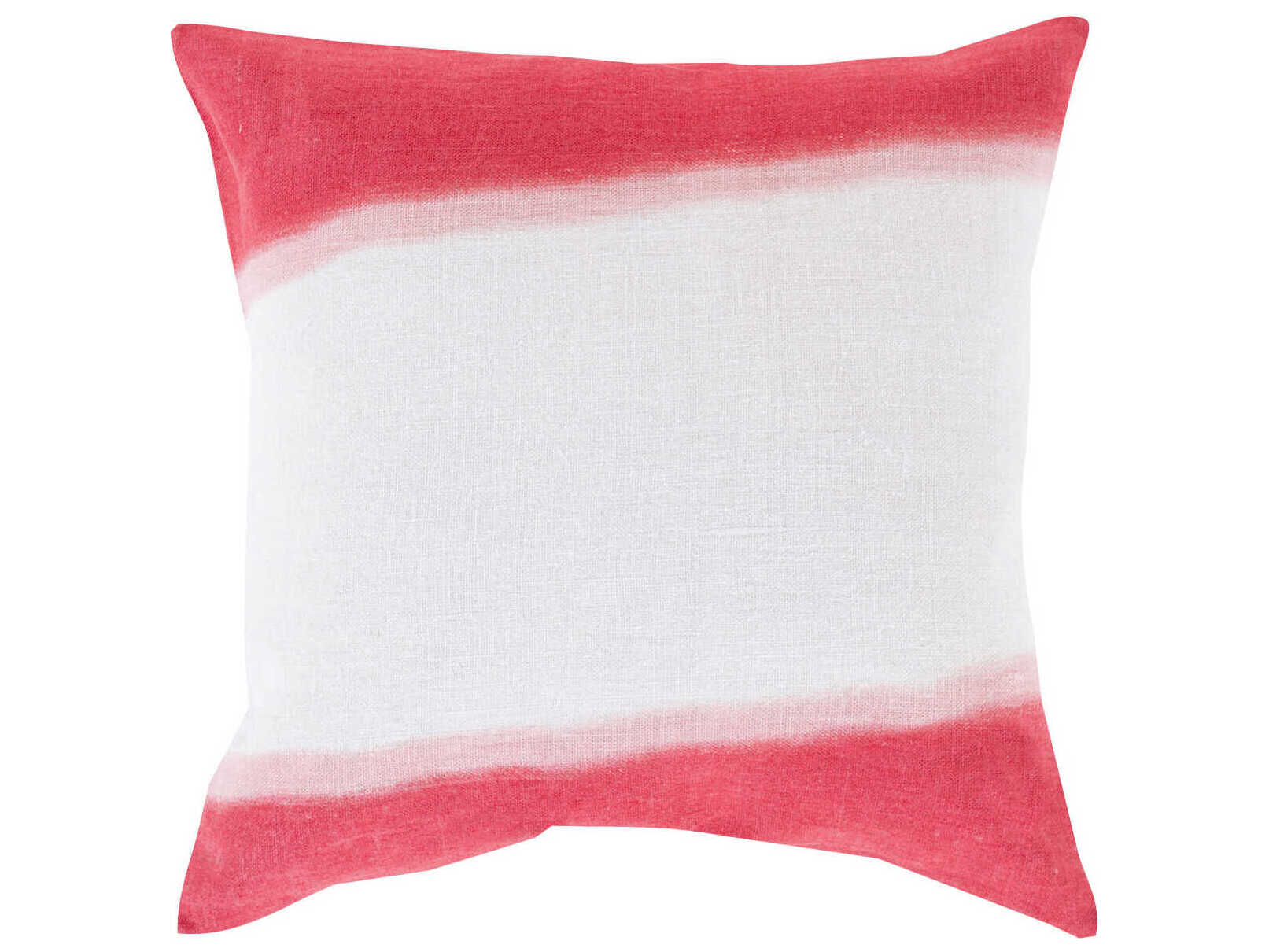 Surya Double Dip Red Pillow