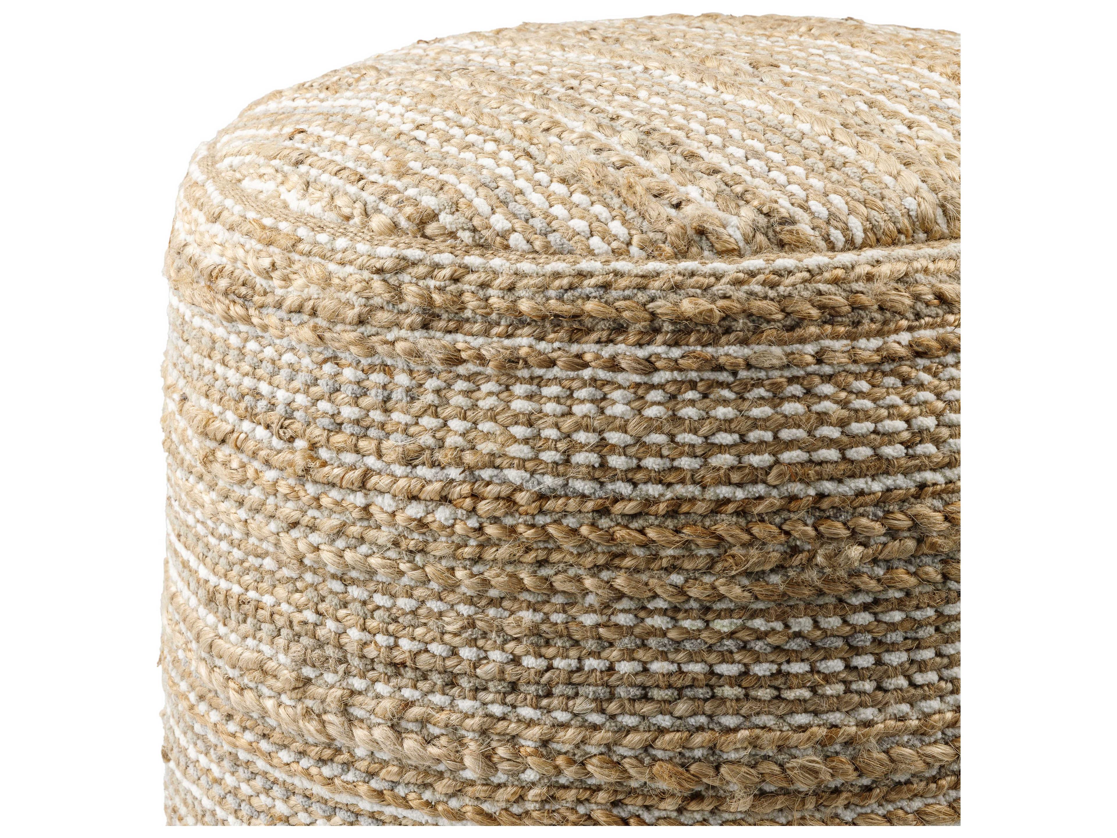 Surya Denpasar Beige Pouf