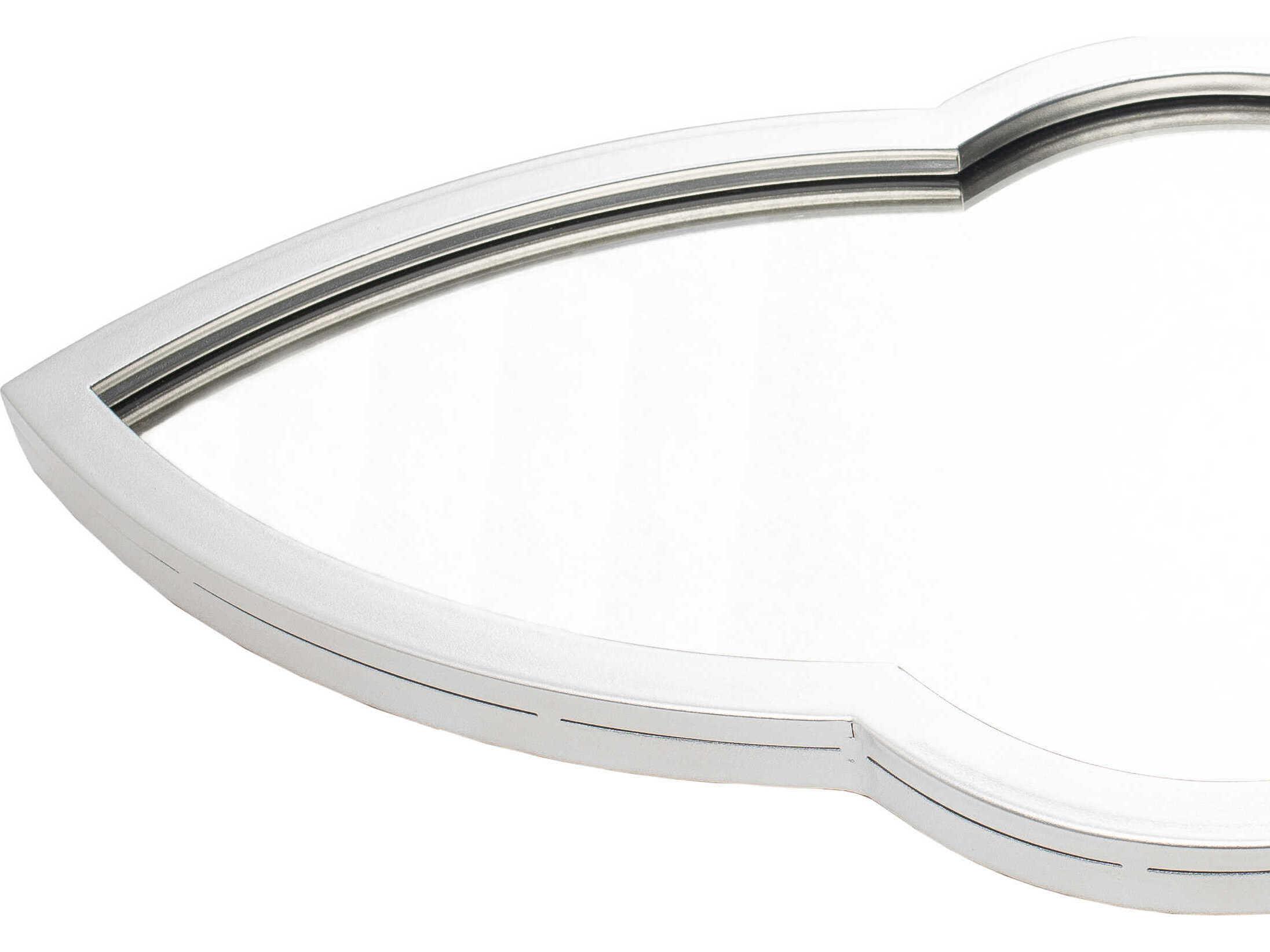 Surya Cathedral Metallic Silver Wall Mirror