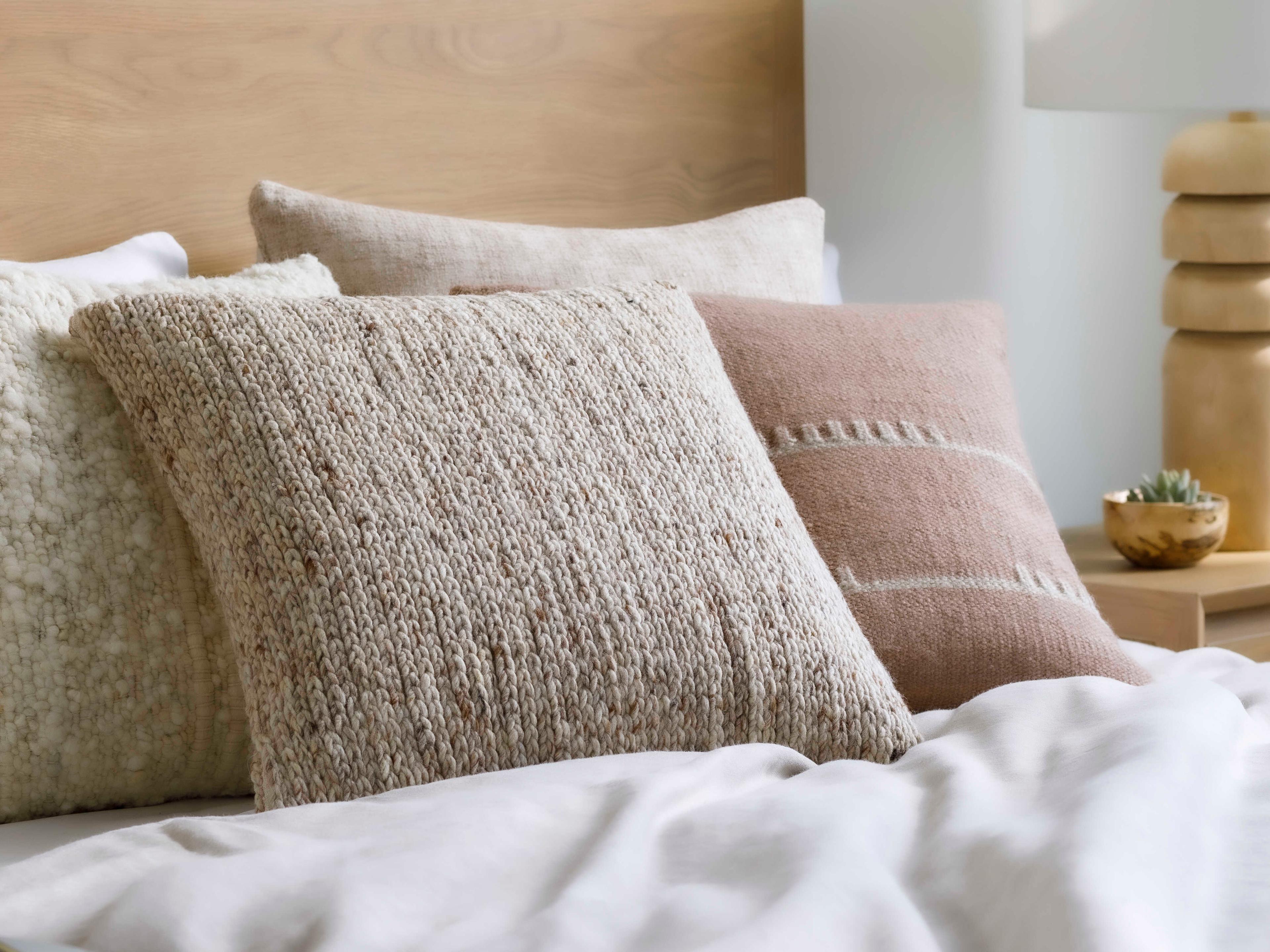 Surya Derby Brown Pillow