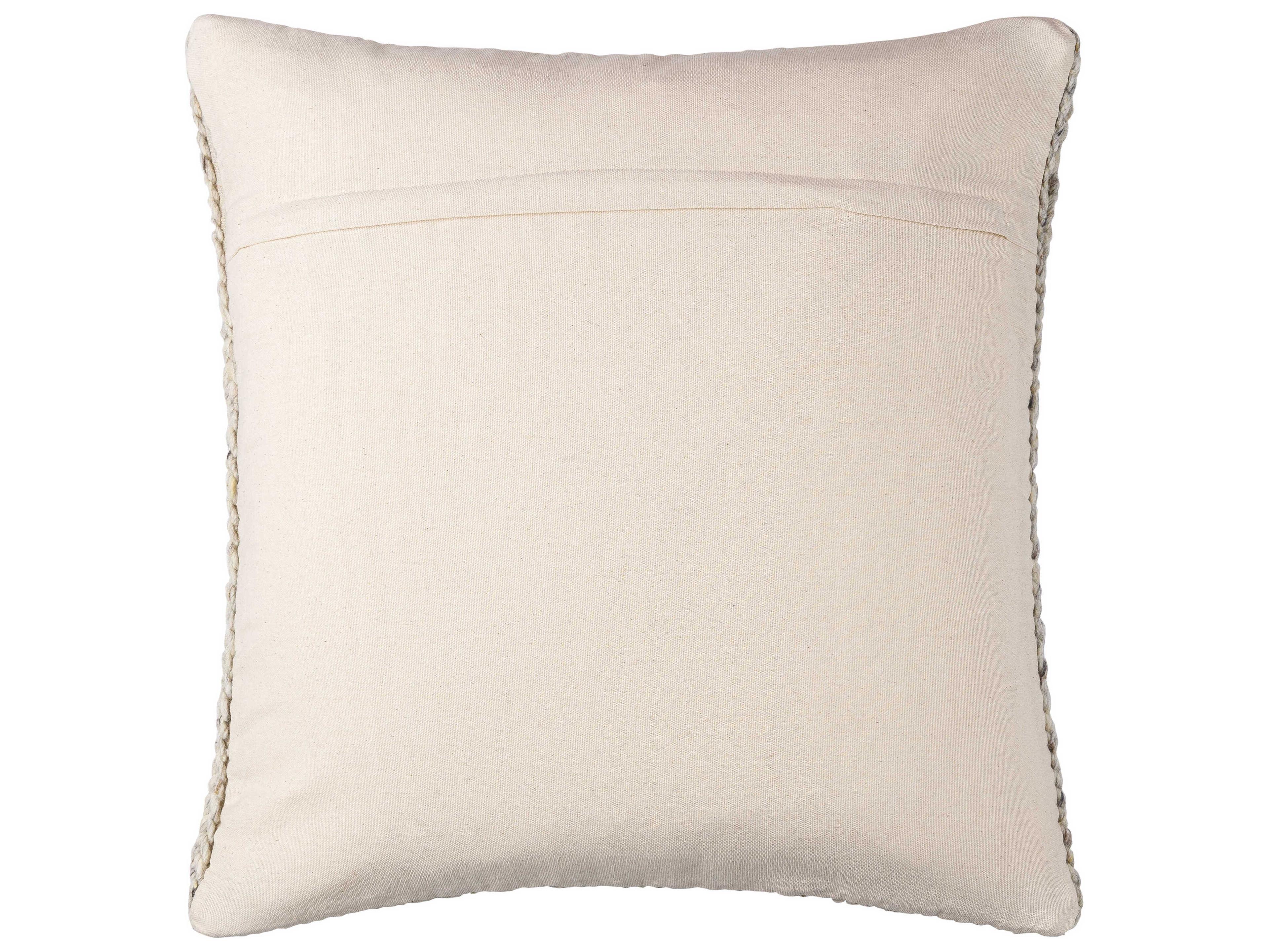 Surya Derby Oatmeal Pillow