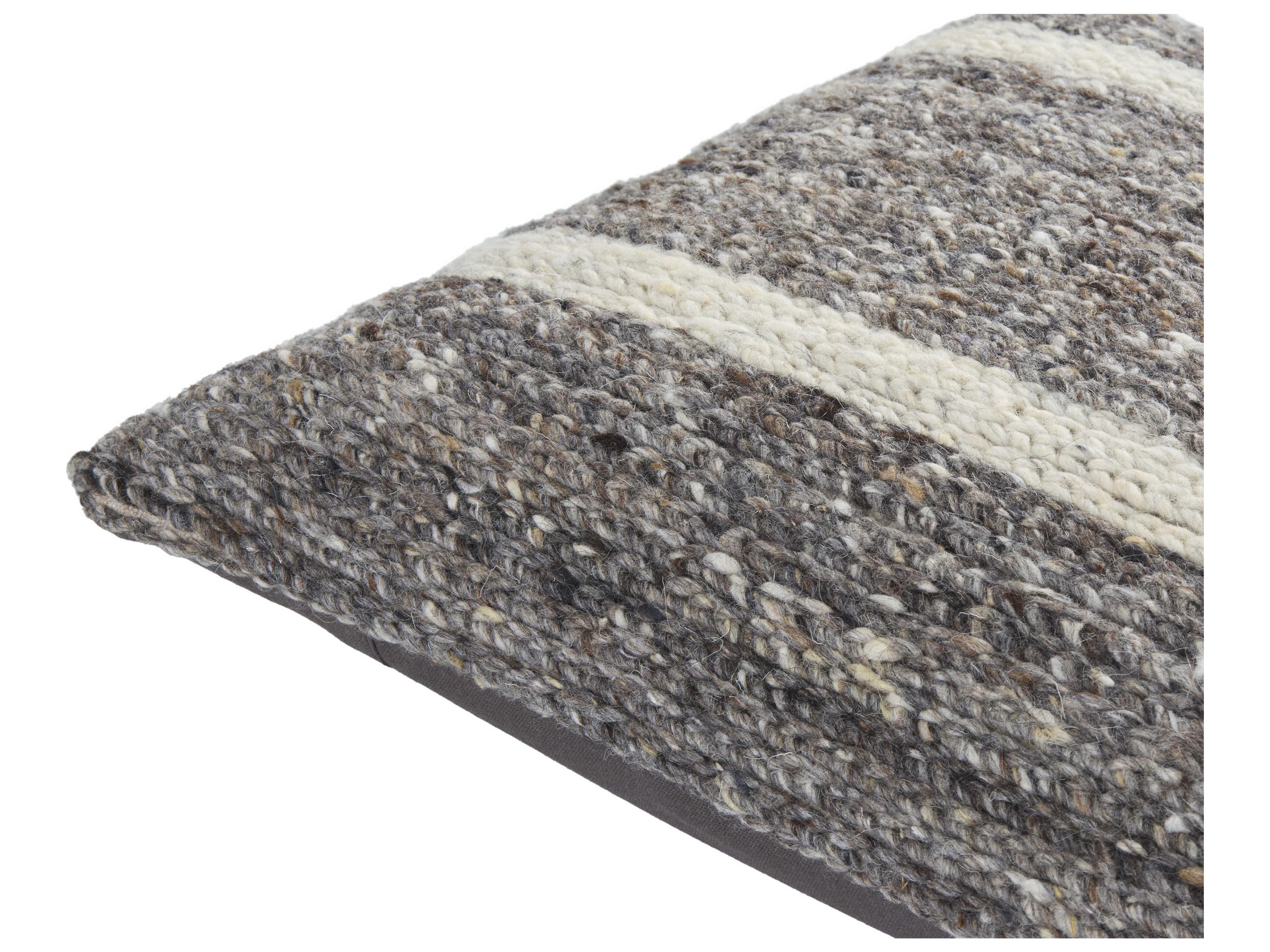 Surya Derby Brown Pillow