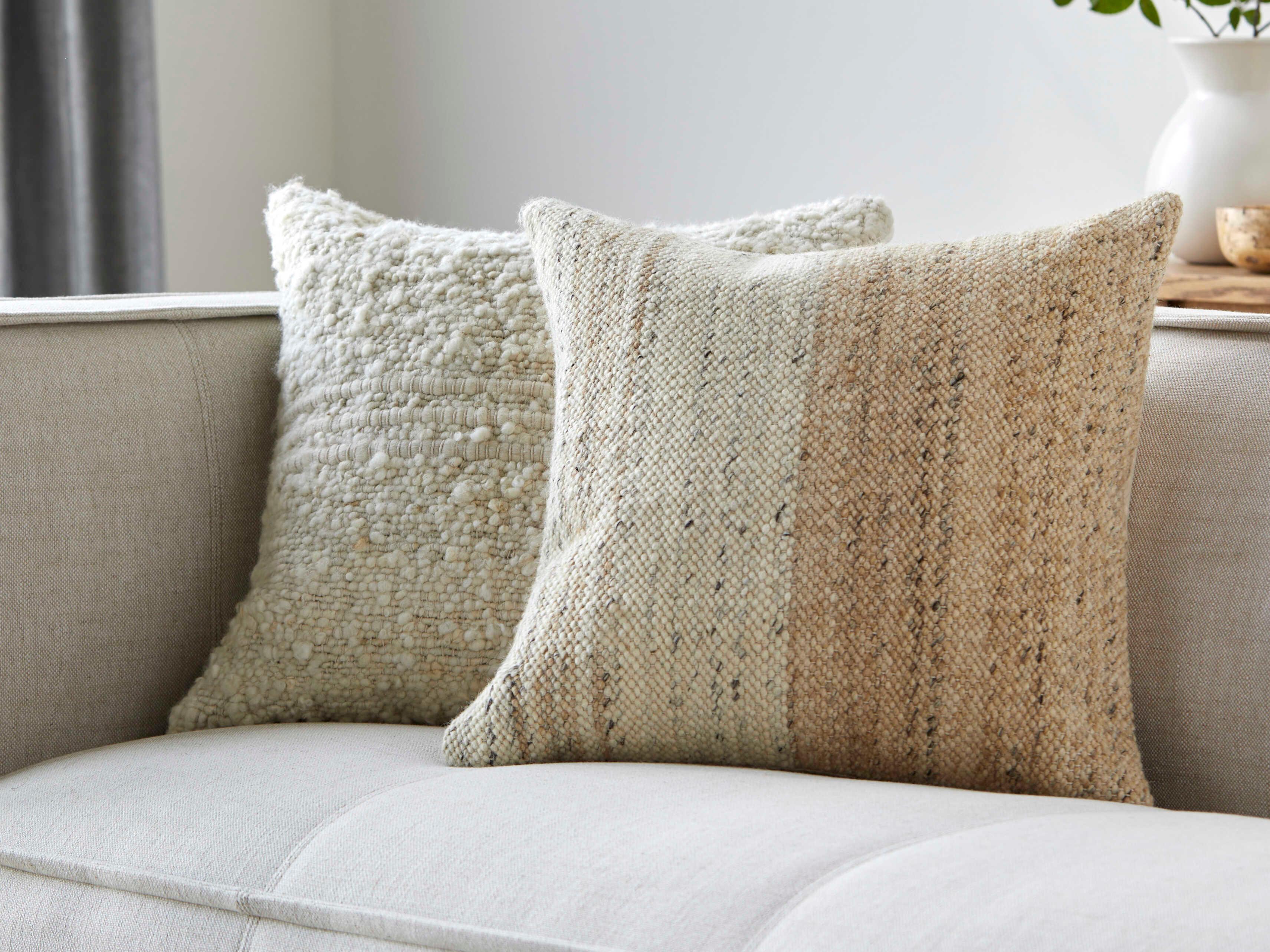 Surya Deccan Traps Tan Pillow